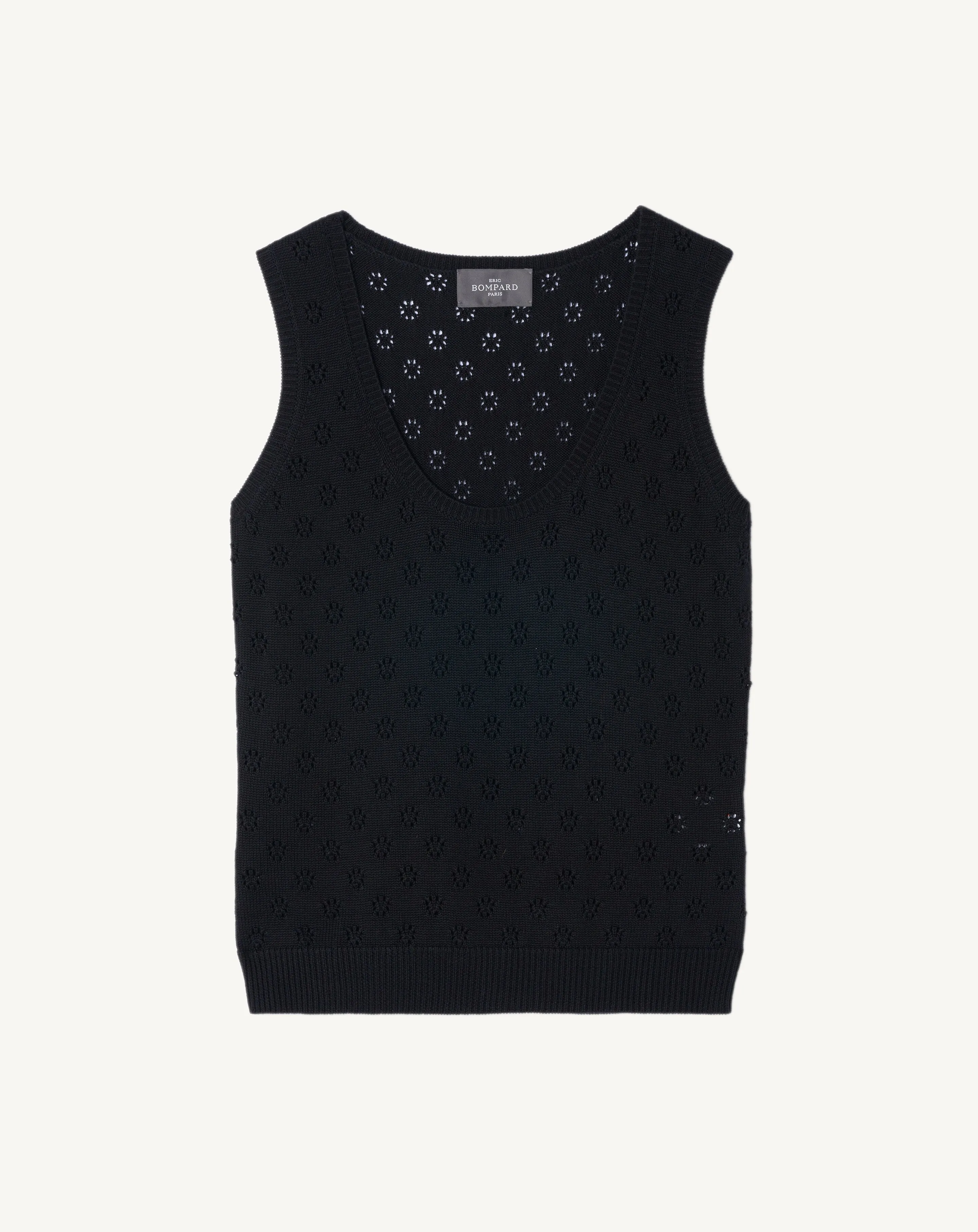 Pointelle tank top Eric Bompard