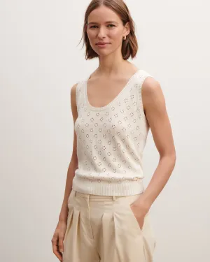 Pointelle tank top Eric Bompard