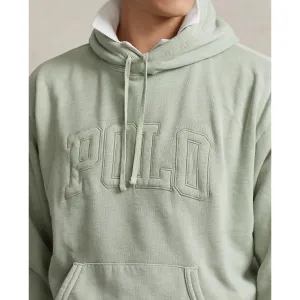 Polo Ralph Lauren - Big Fit Logo Over-Dyed Fleece Hoodie - Dune Heather