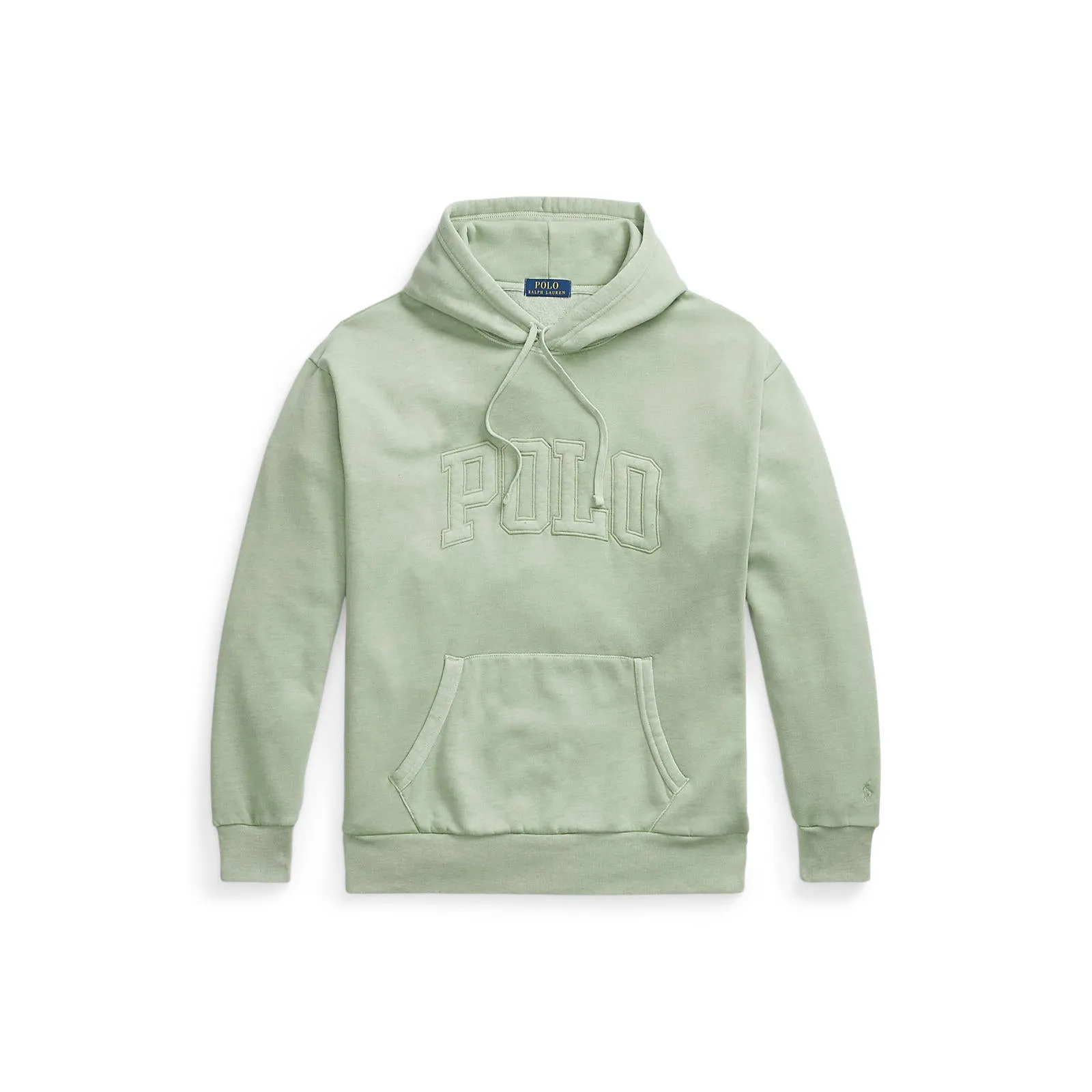 Polo Ralph Lauren - Big Fit Logo Over-Dyed Fleece Hoodie - Dune Heather