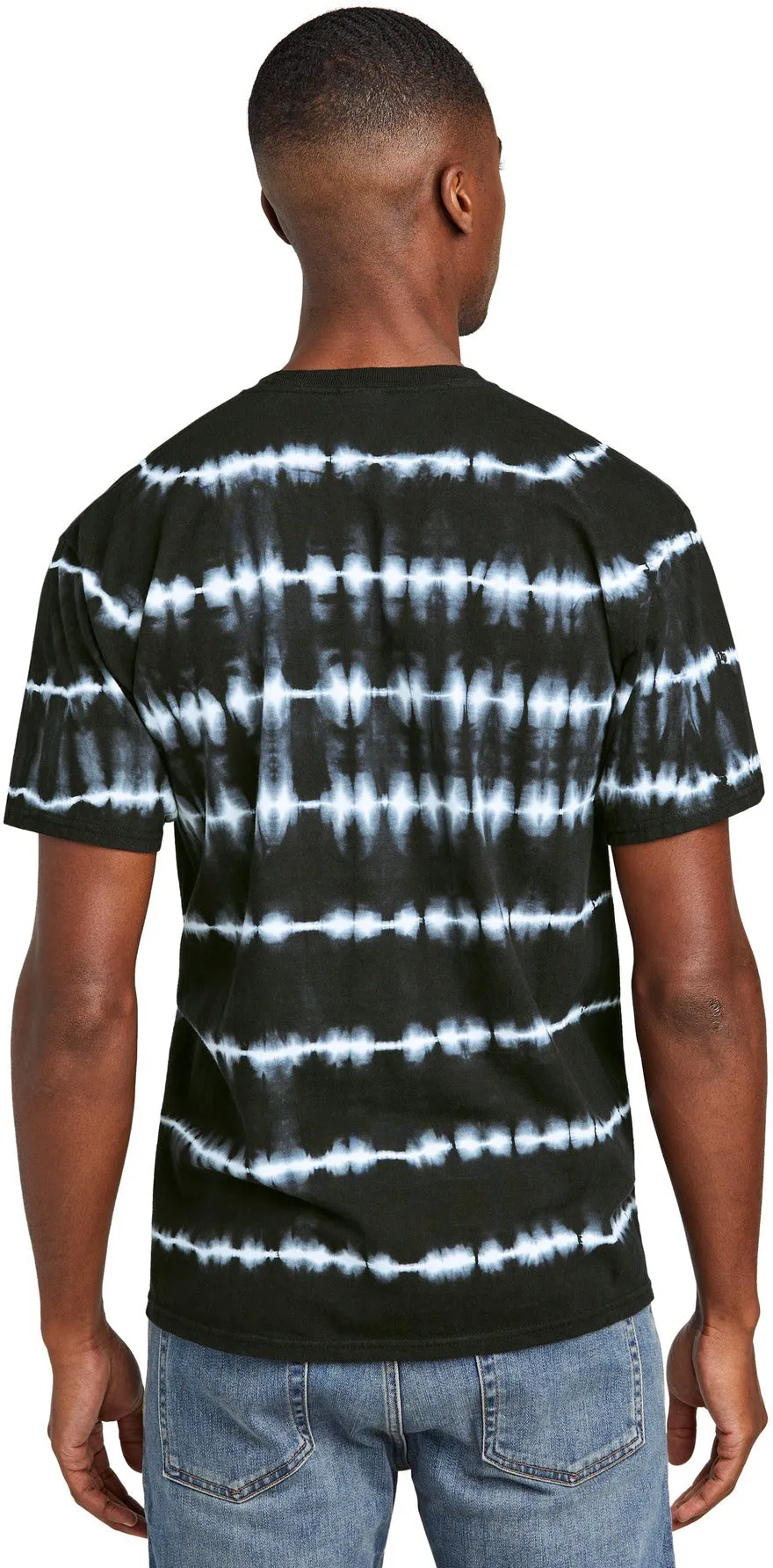 Port & Company Allover Stripe Tie-Dye Tee