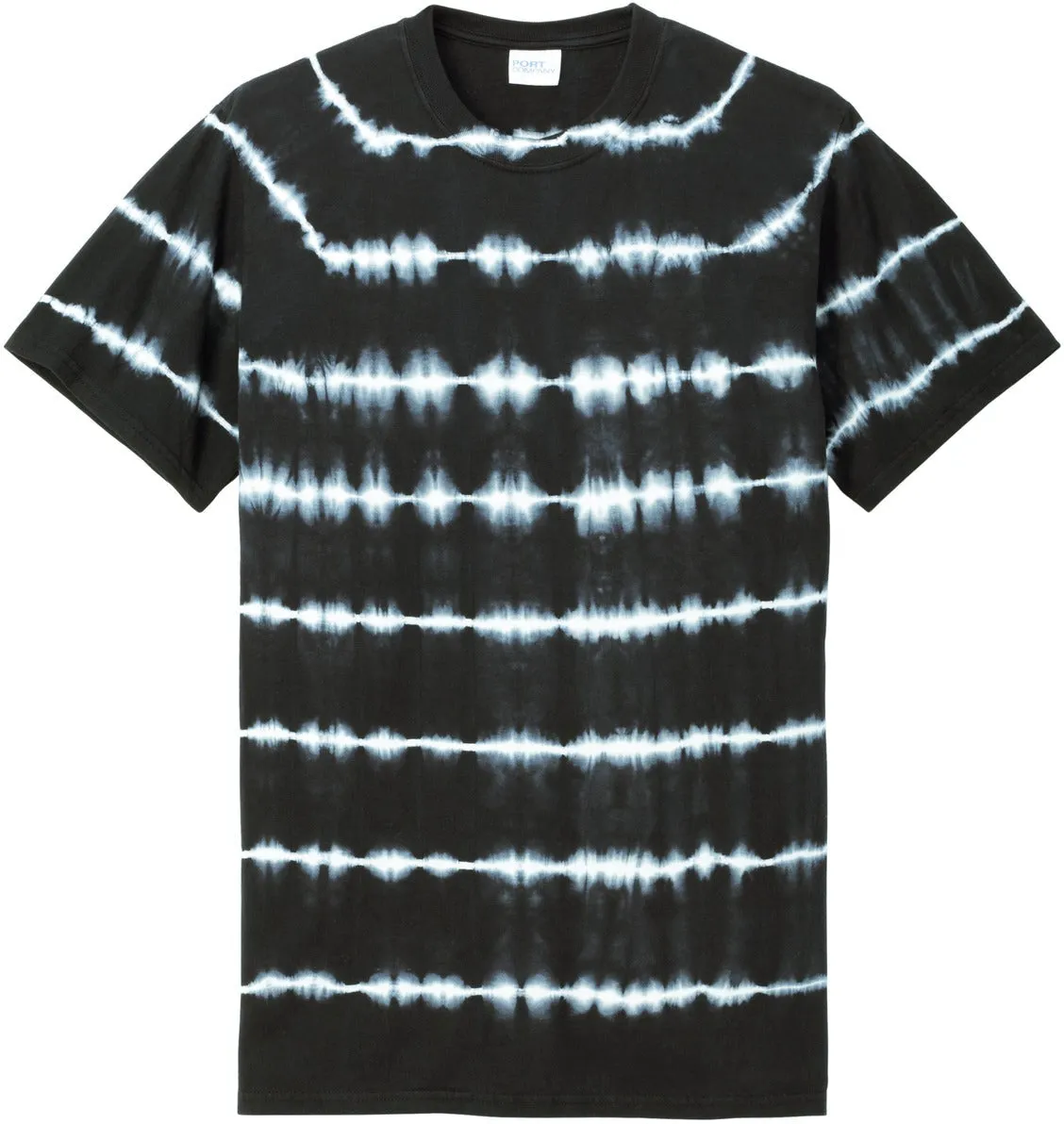Port & Company Allover Stripe Tie-Dye Tee