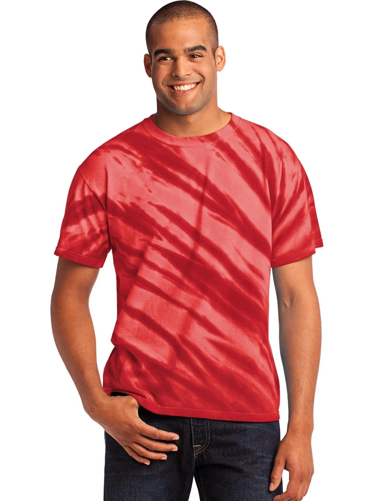 Port & Company Tiger Stripe Tie-Dye Tee