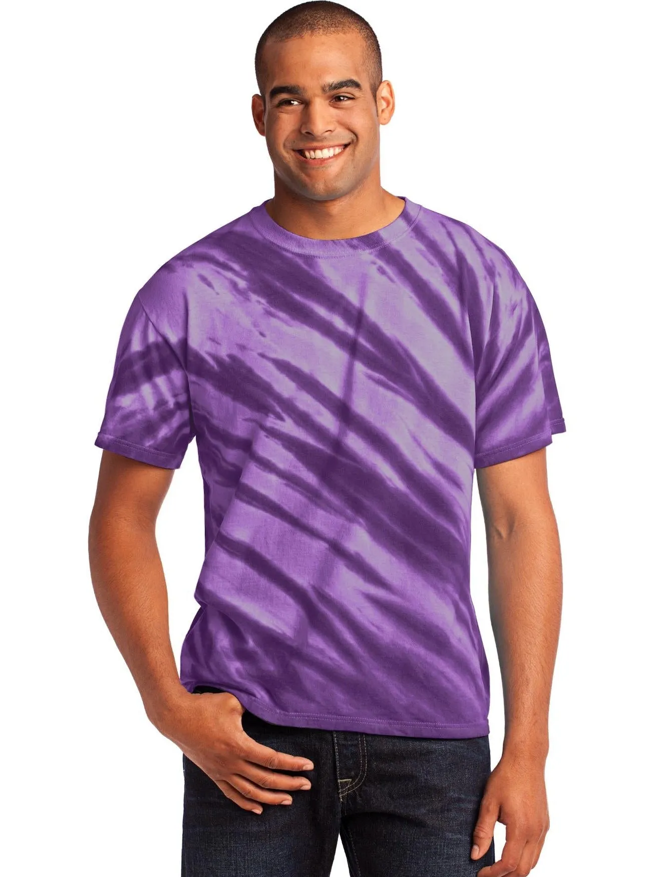 Port & Company Tiger Stripe Tie-Dye Tee