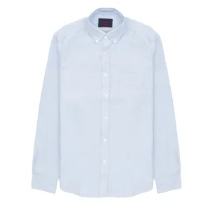 Portuguese Flannel L/S Oxford Button Down Belavista Shirt Sky