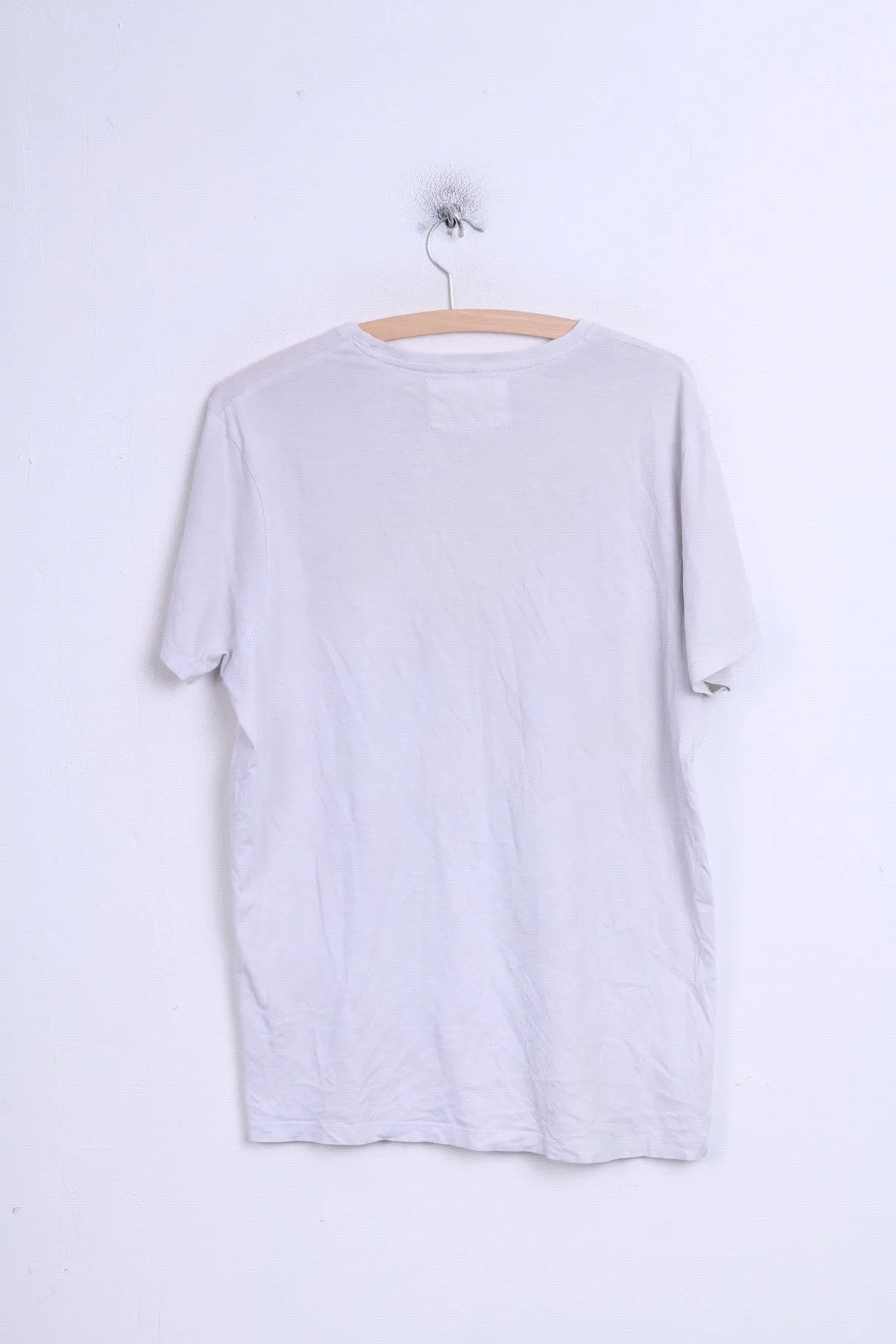 Primark Womens XL T-Shirt White RIHANNA Crew Neck Cotton
