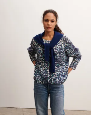 Printed loose pullover Eric Bompard