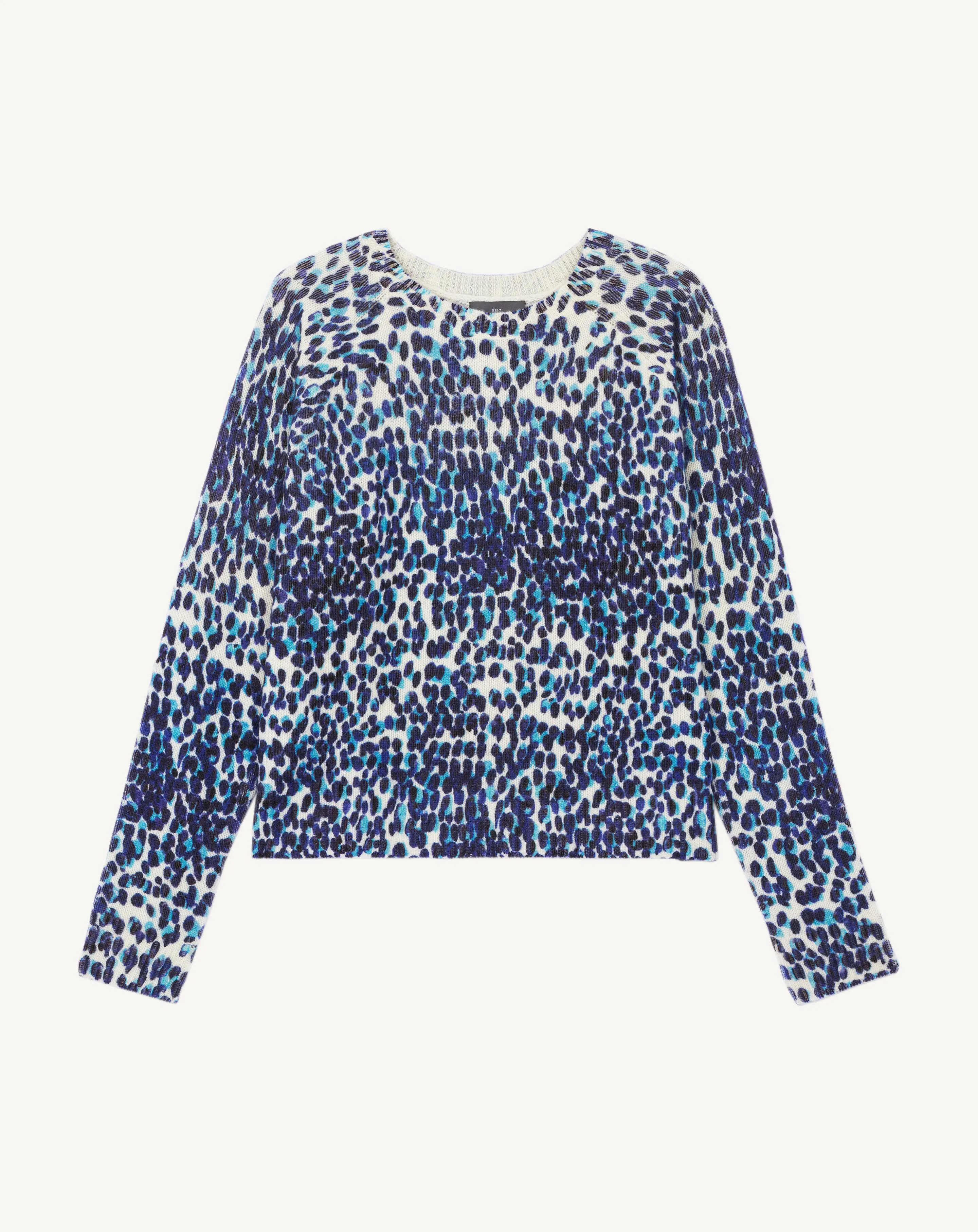 Printed loose pullover Eric Bompard