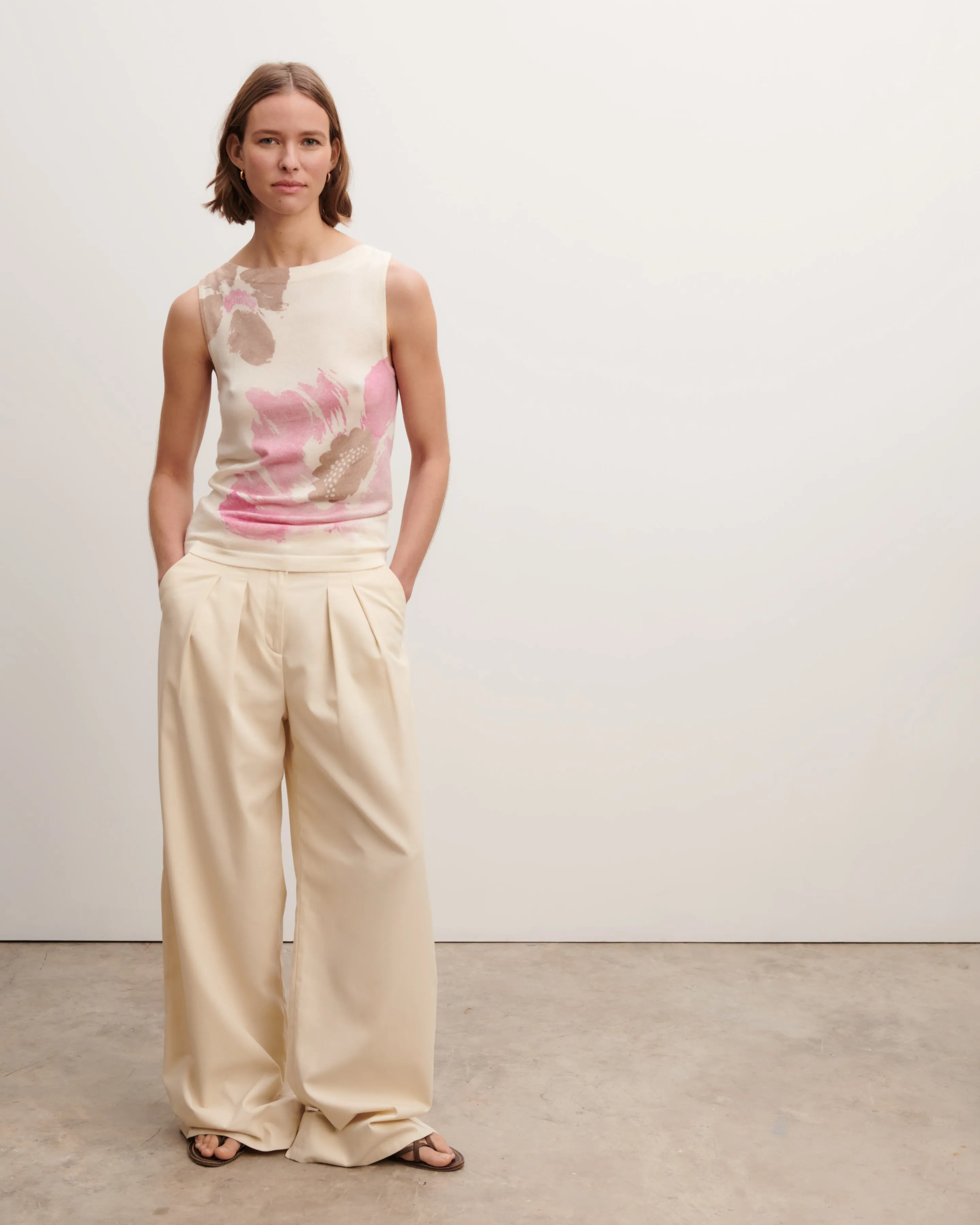 Printed tank top  Eric Bompard