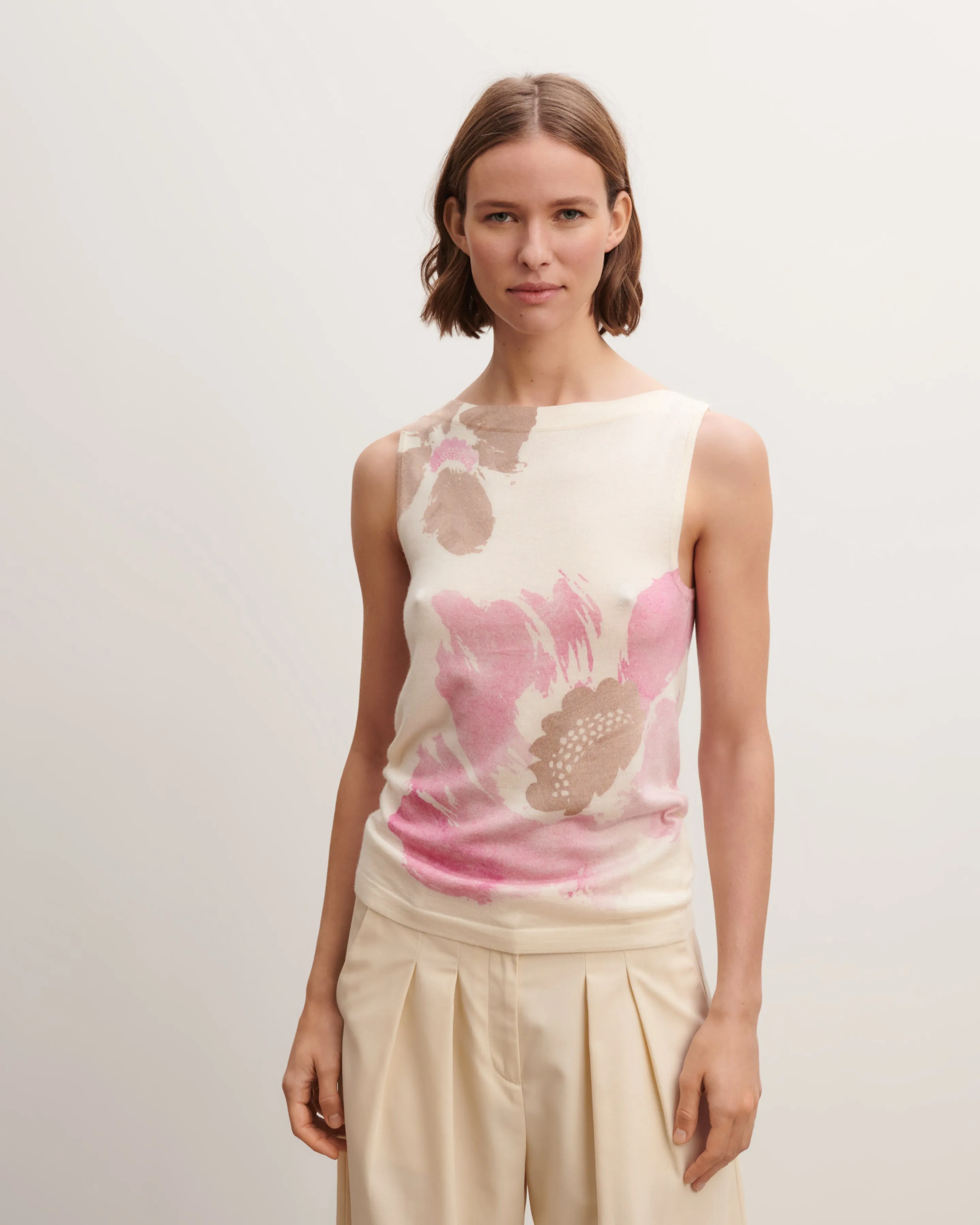 Printed tank top  Eric Bompard