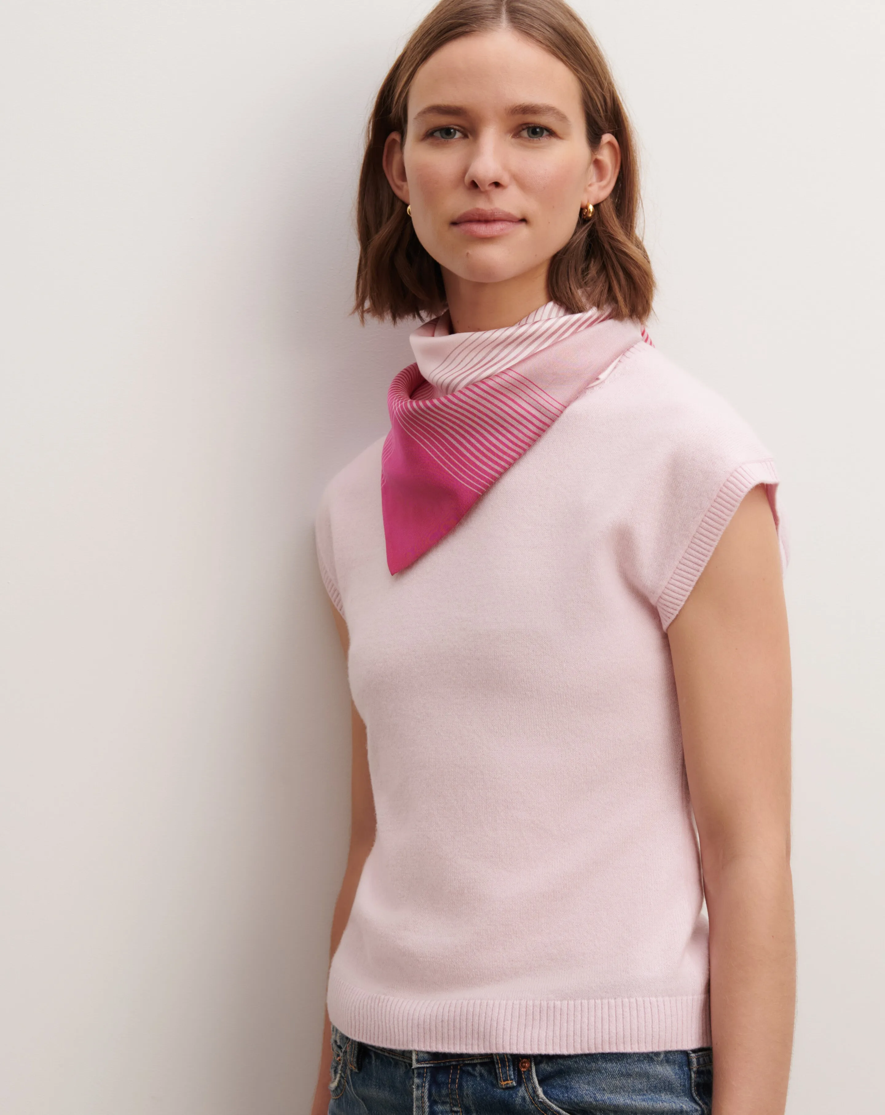 Pullover with cap sleeves Eric Bompard