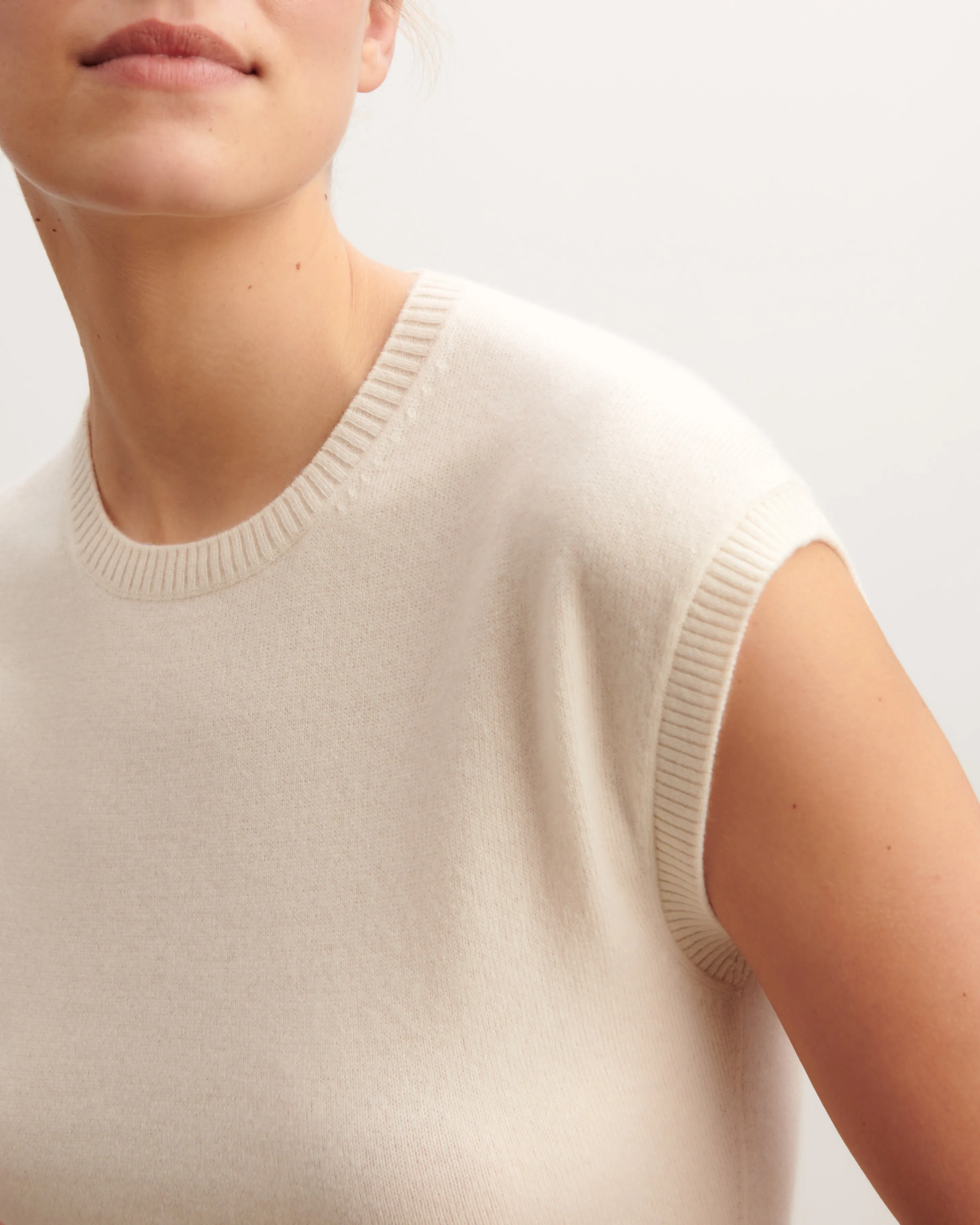 Pullover with cap sleeves Eric Bompard