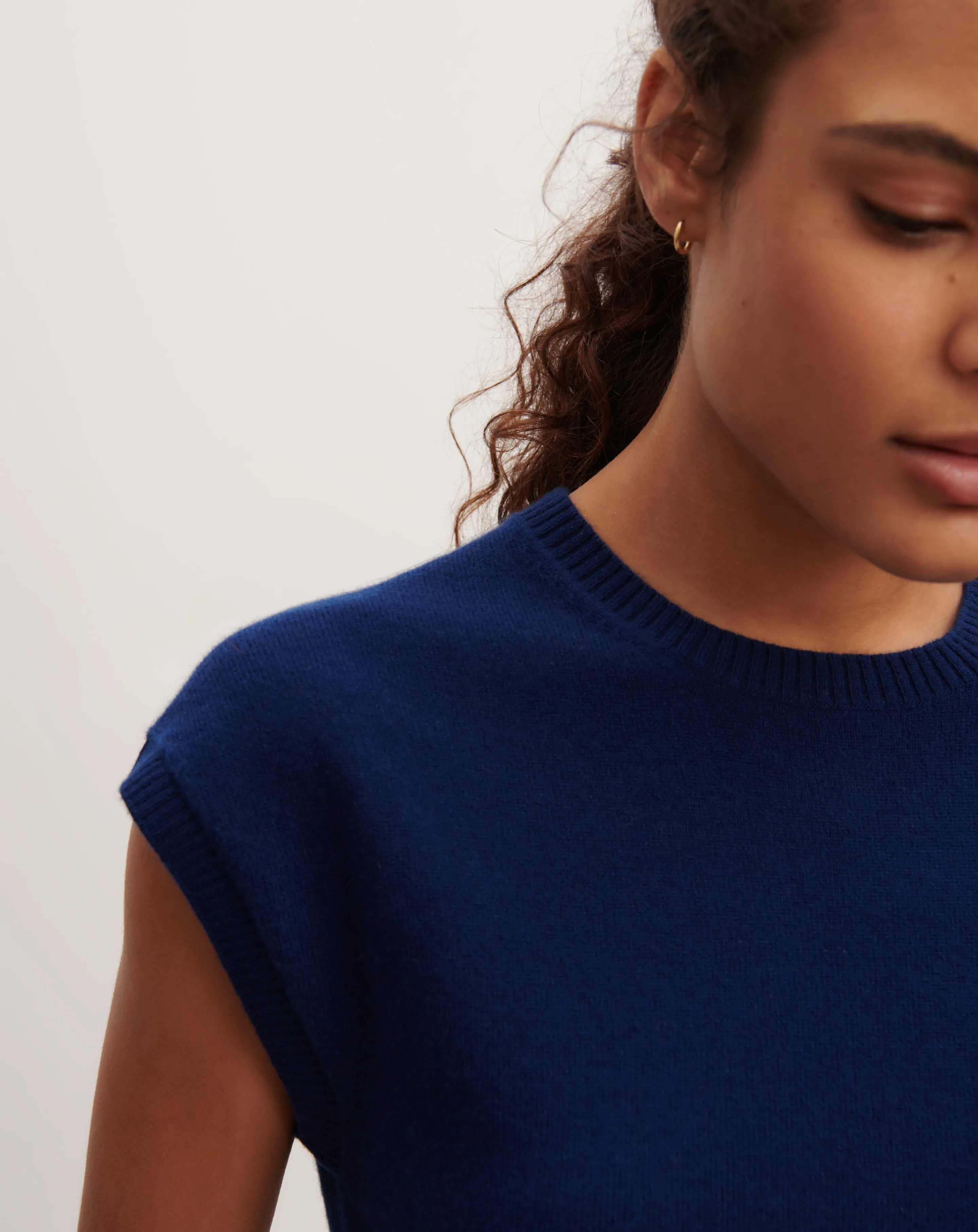 Pullover with cap sleeves Eric Bompard