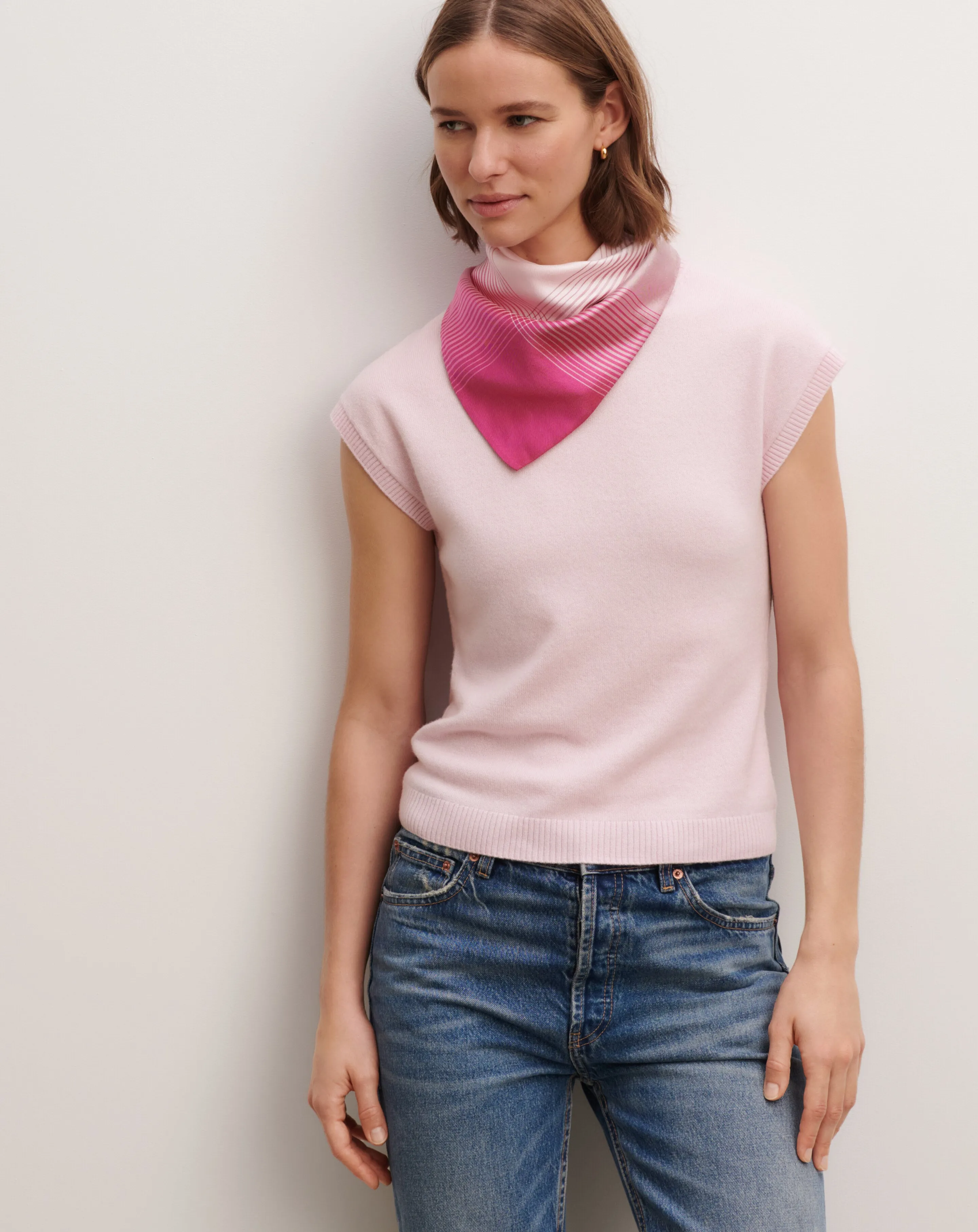 Pullover with cap sleeves Eric Bompard