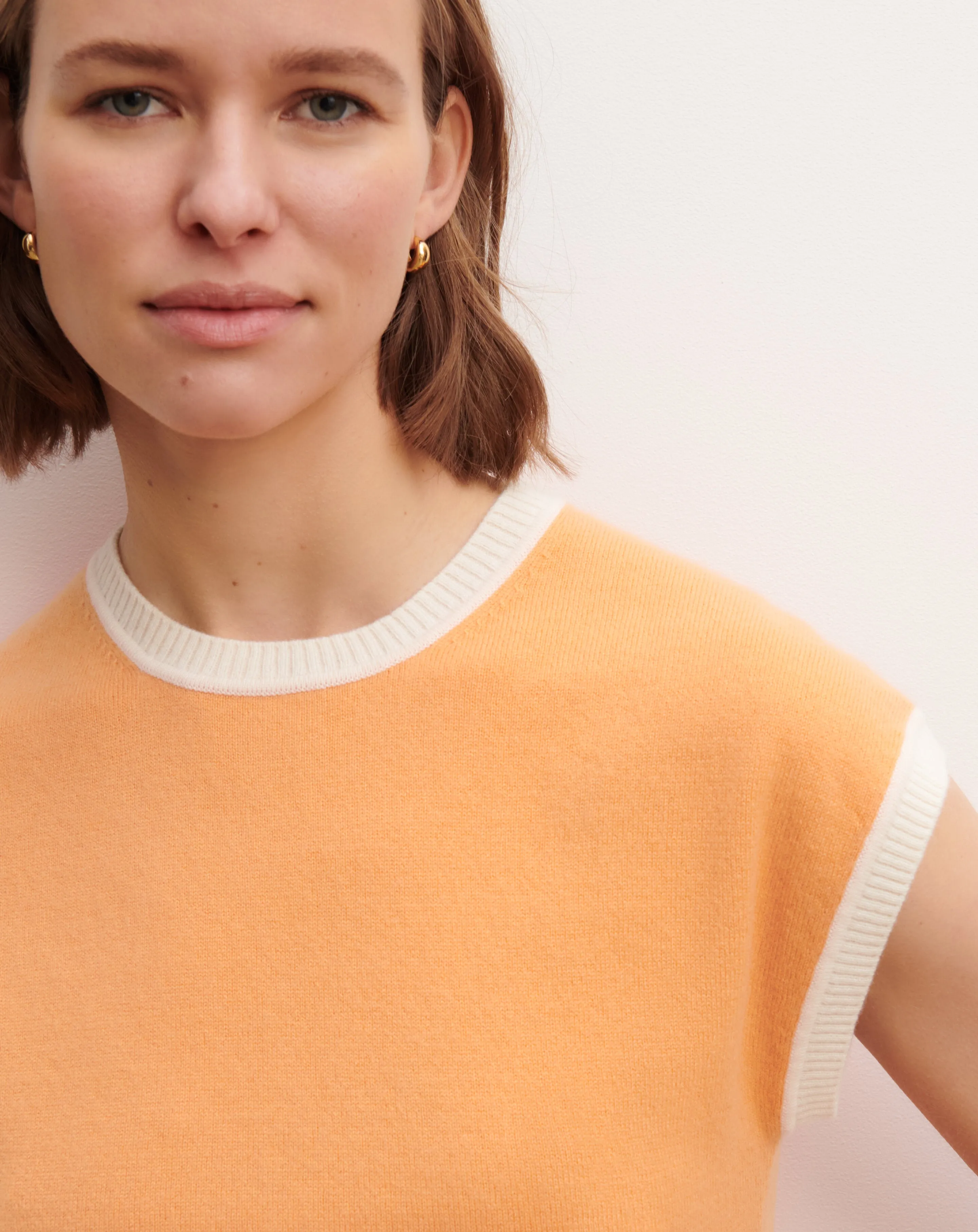 Pullover with cap sleeves Eric Bompard