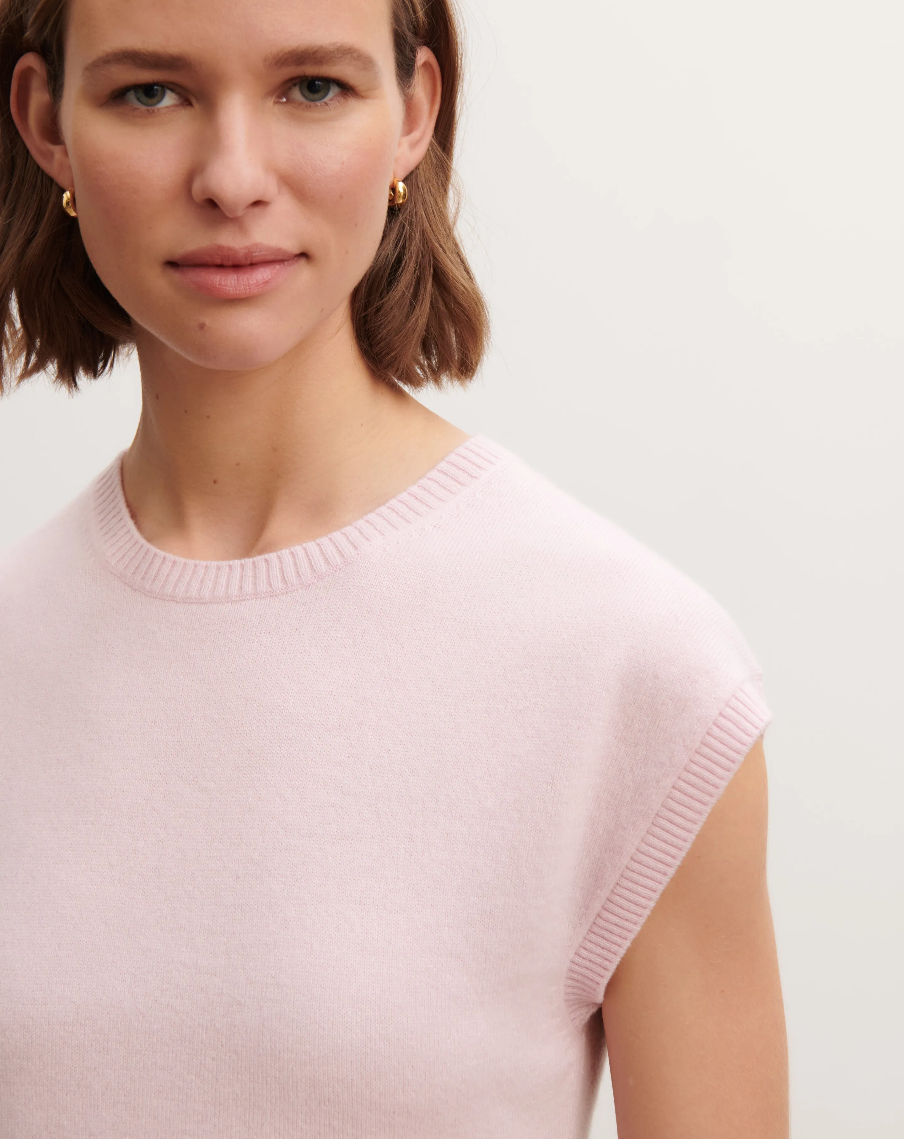 Pullover with cap sleeves Eric Bompard