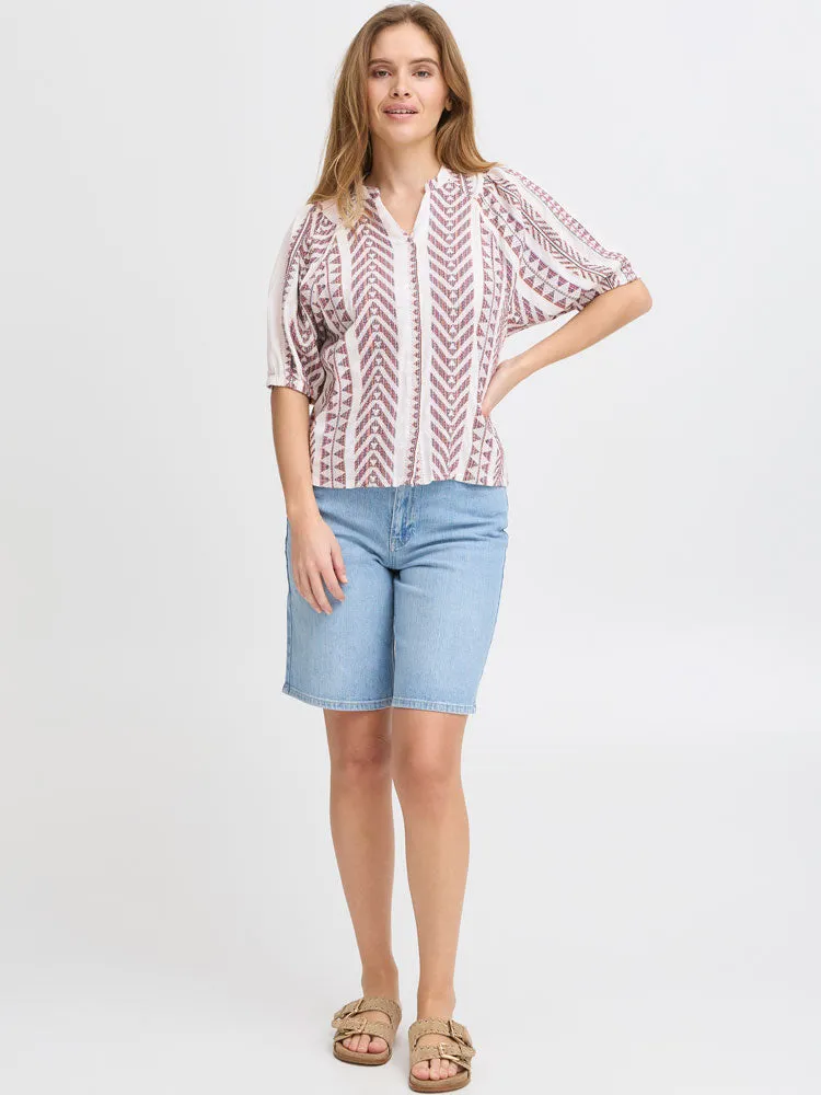 Pulz PzLezia Shirt Antique White