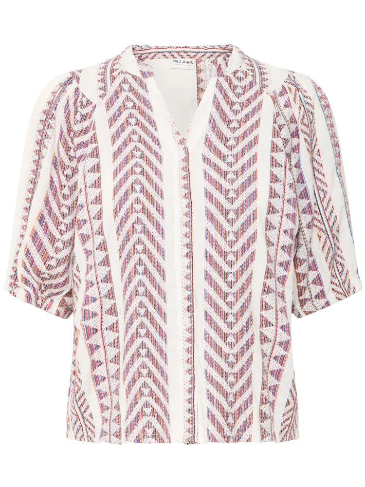 Pulz PzLezia Shirt Antique White