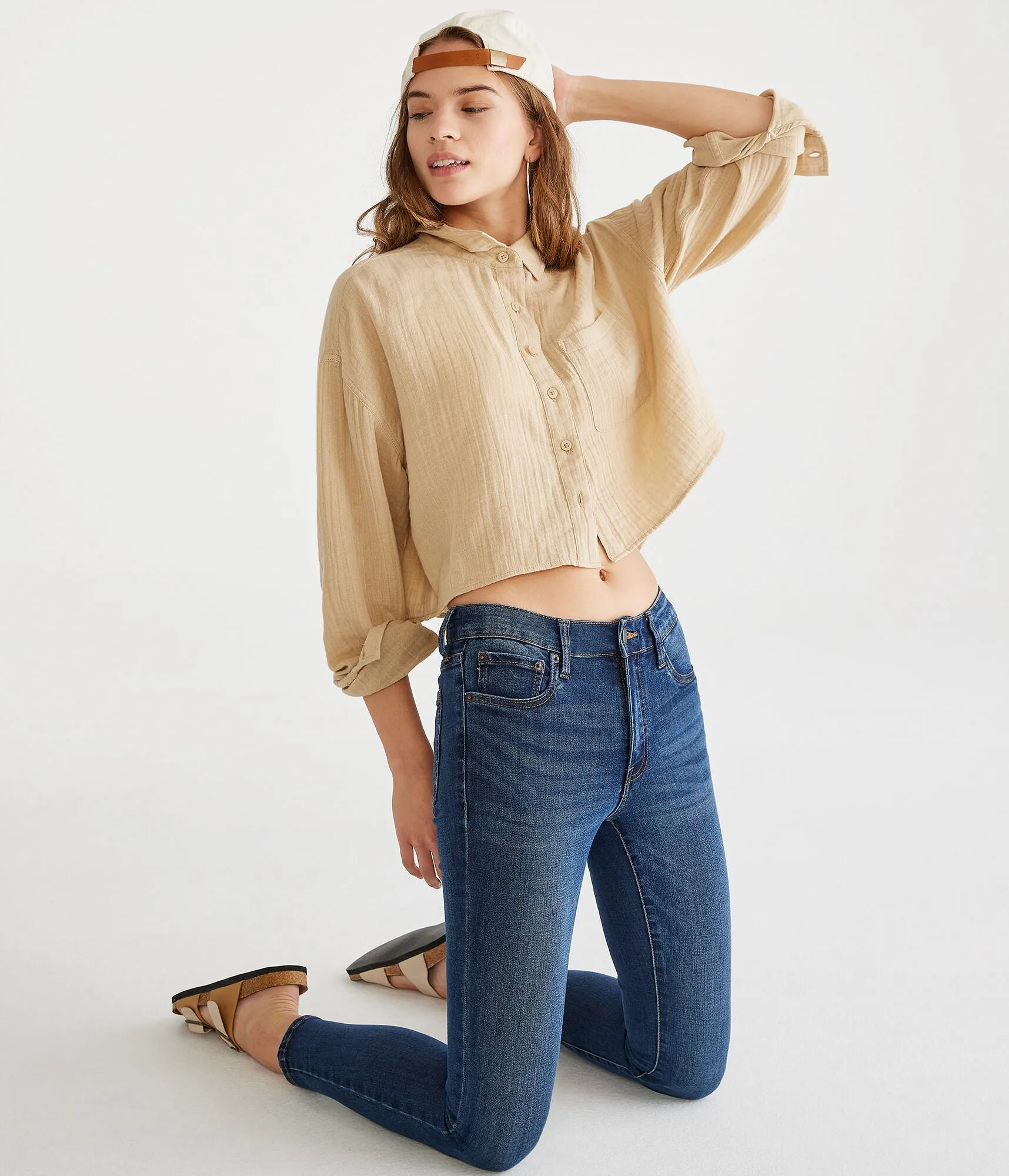 Reformation Aeropostale Womens Premium Seriously Stretchy High-Rise Jegging