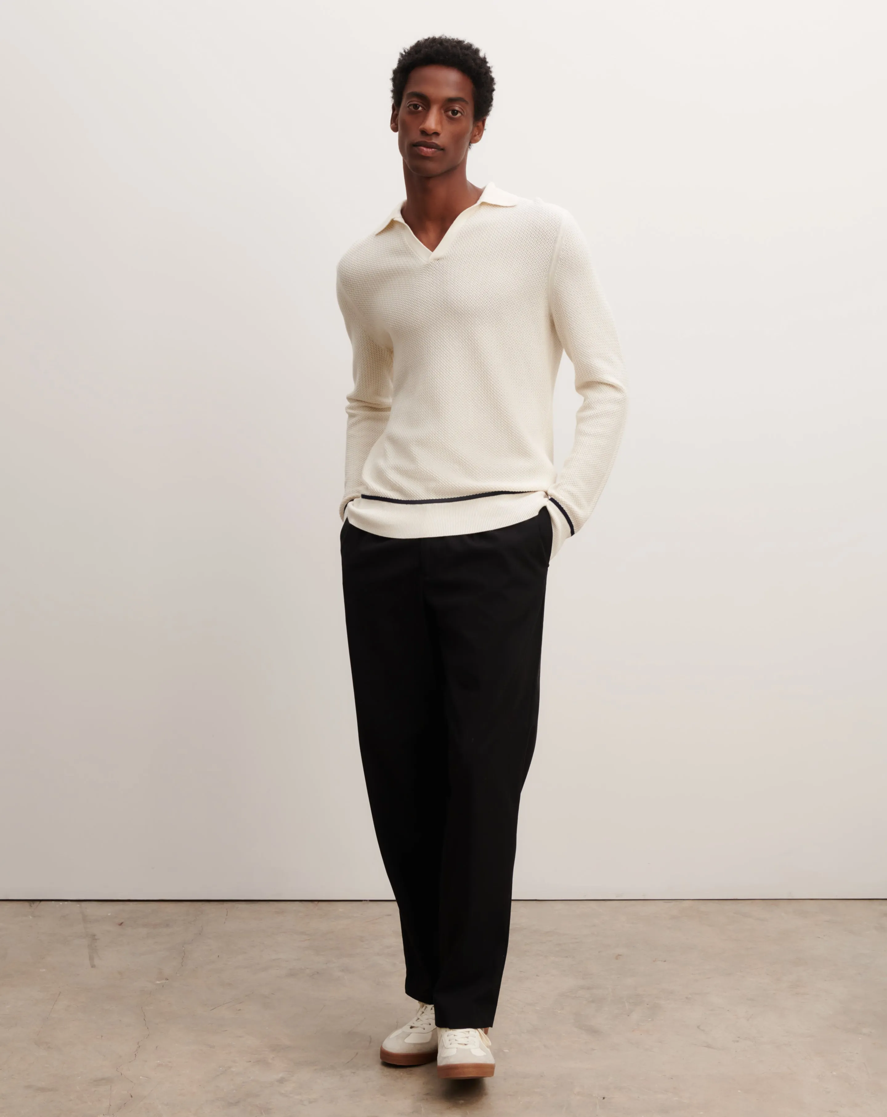 Retro stitch polo shirt Eric Bompard
