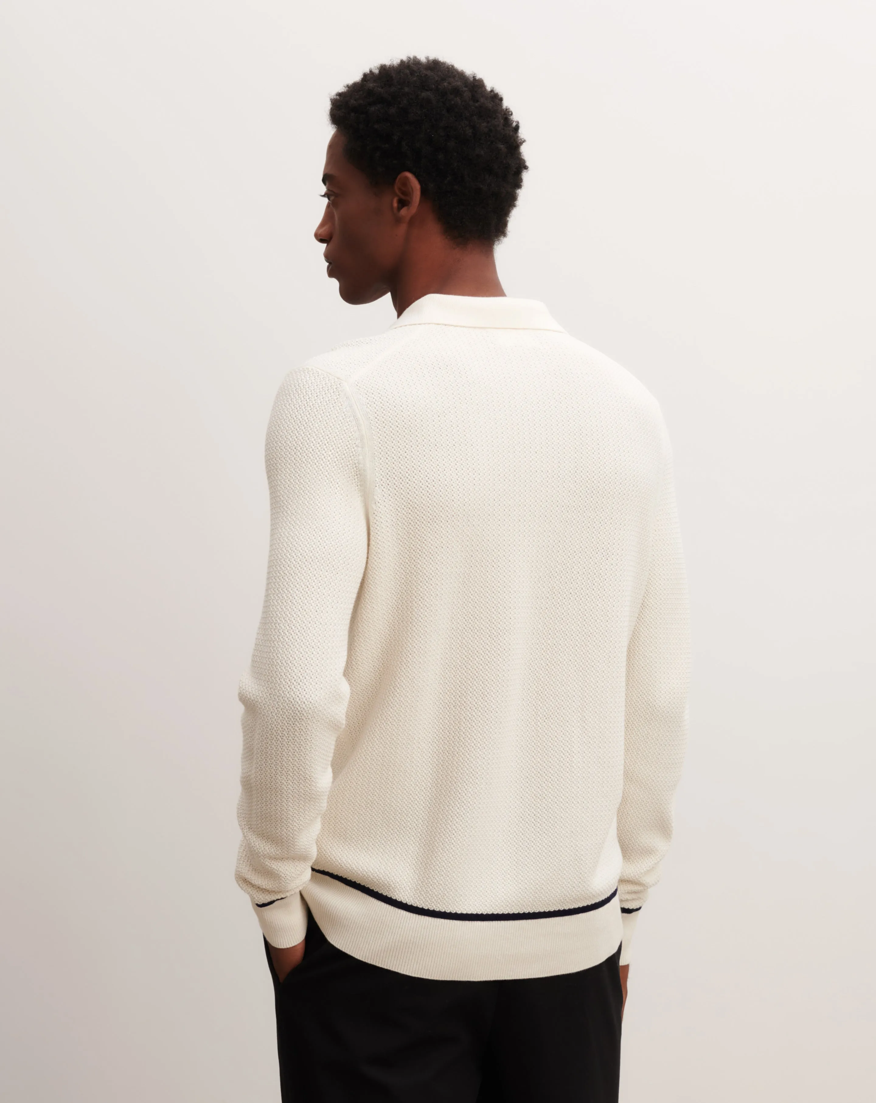 Retro stitch polo shirt Eric Bompard