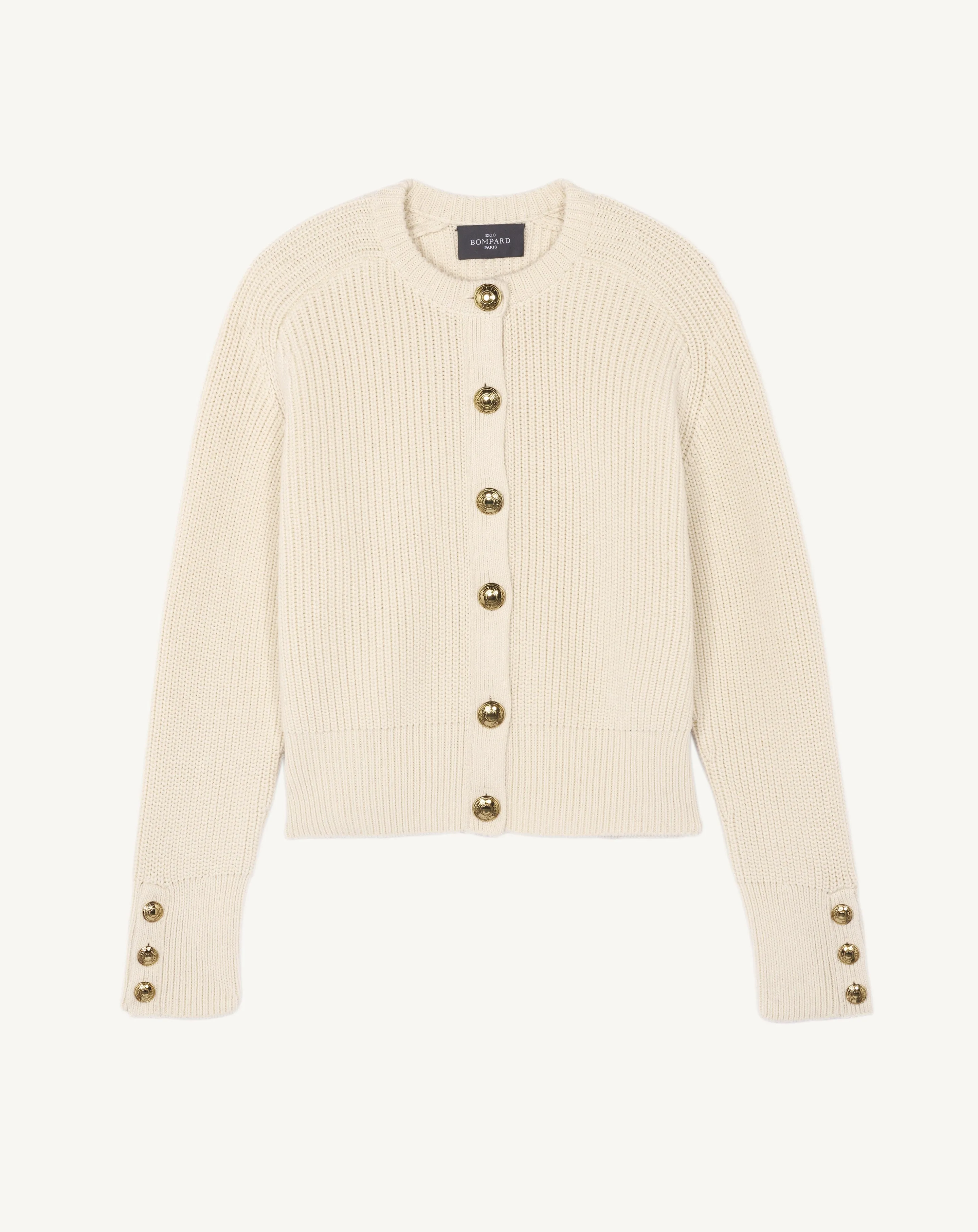 Ribbed cardigan Eric Bompard