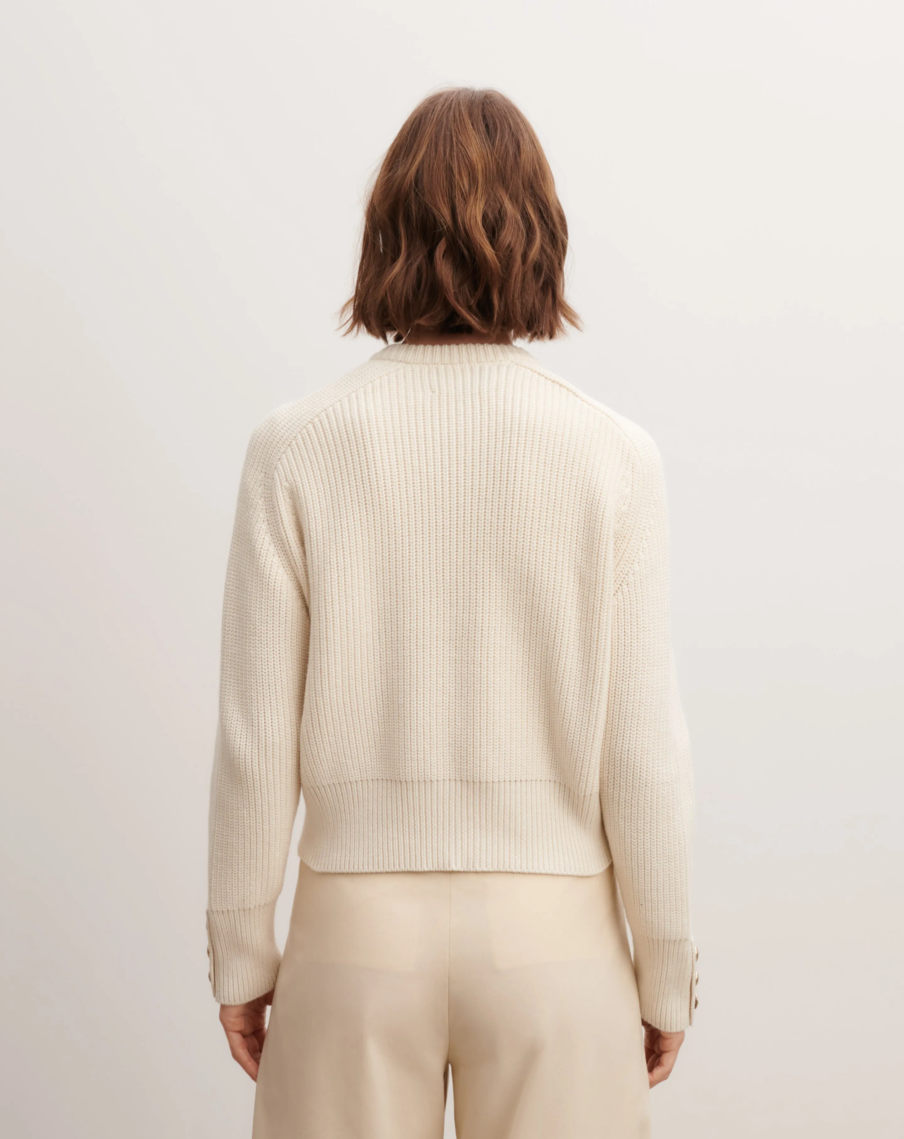 Ribbed cardigan Eric Bompard