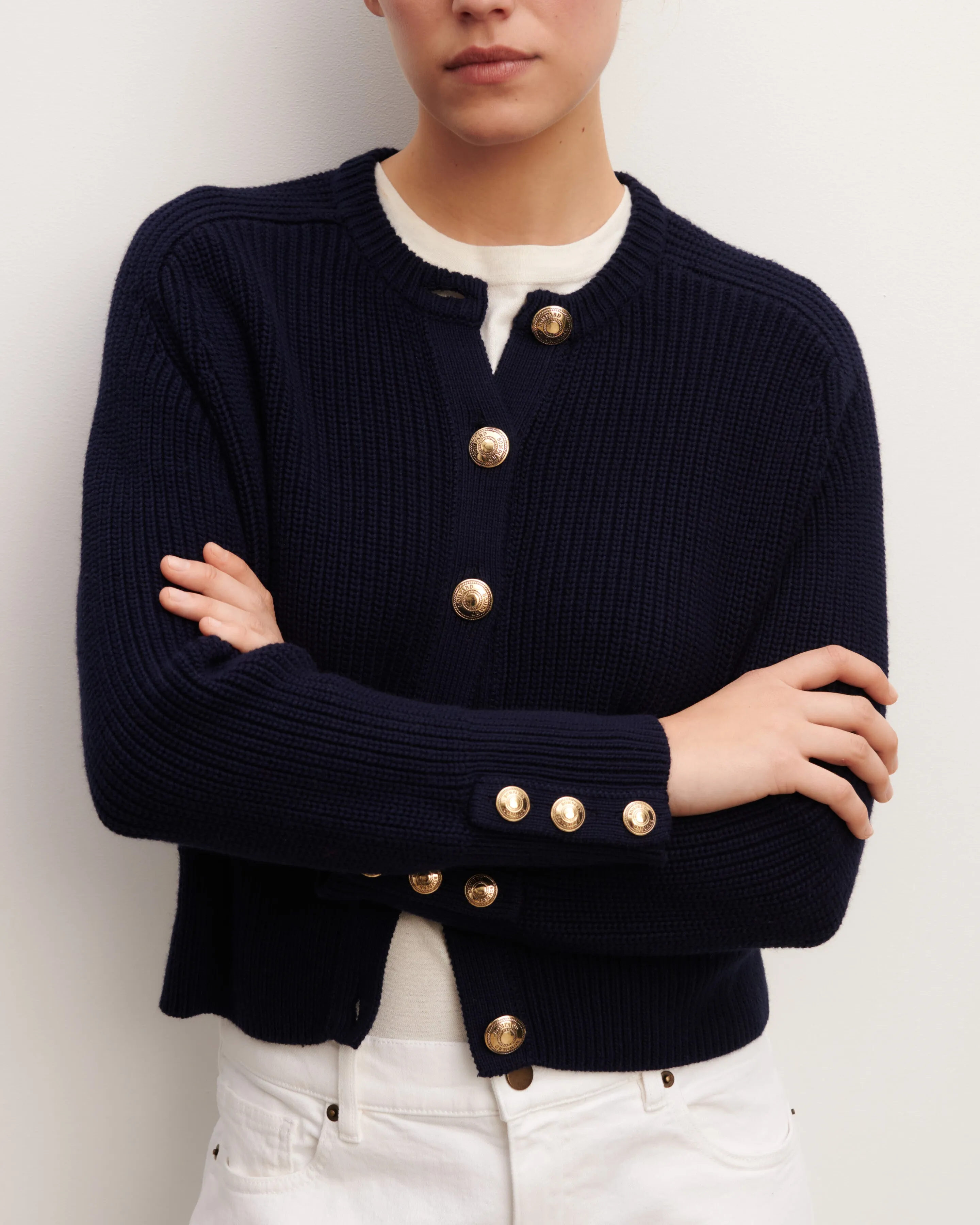 Ribbed cardigan Eric Bompard