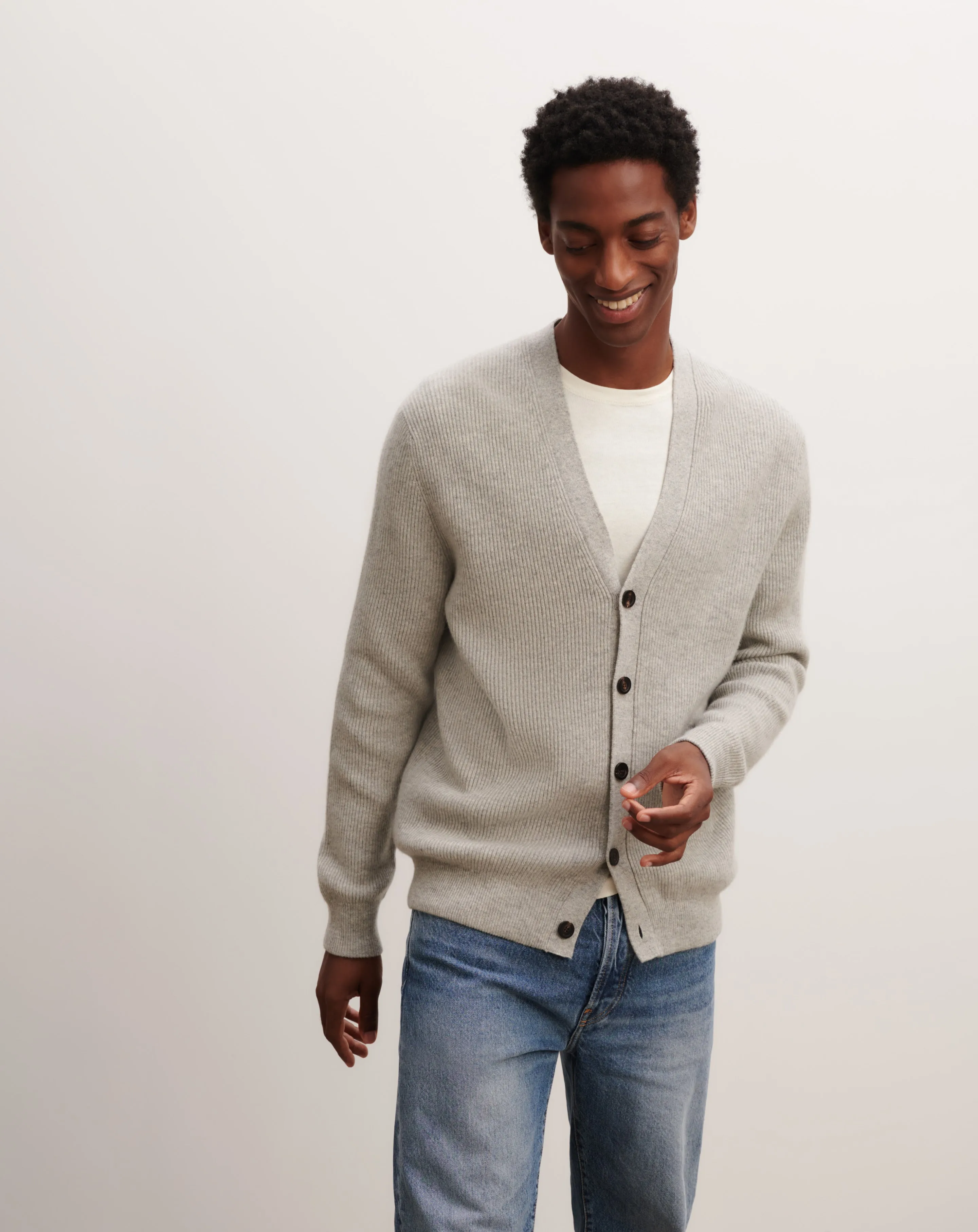 Ribbed cardigan Eric Bompard