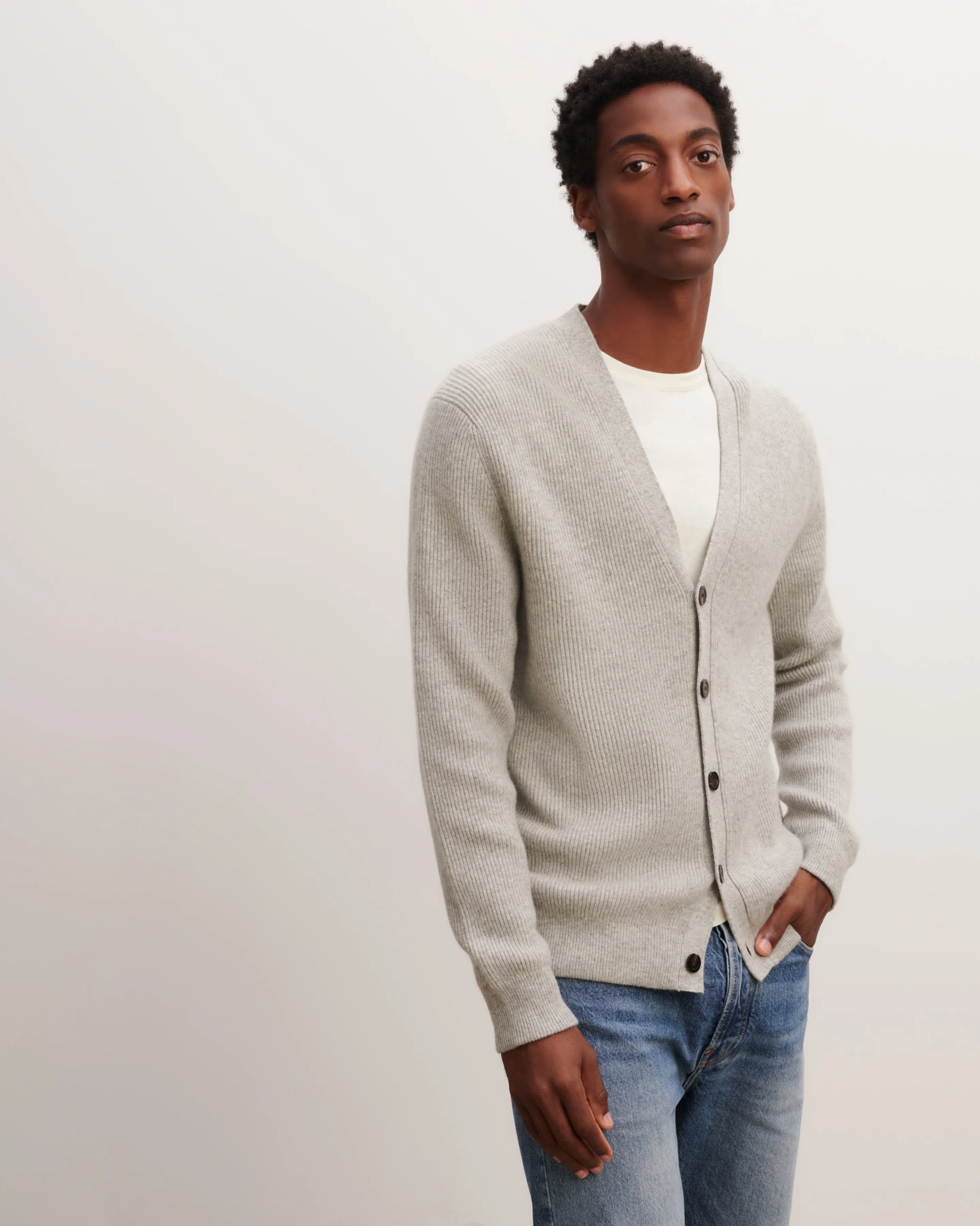Ribbed cardigan Eric Bompard