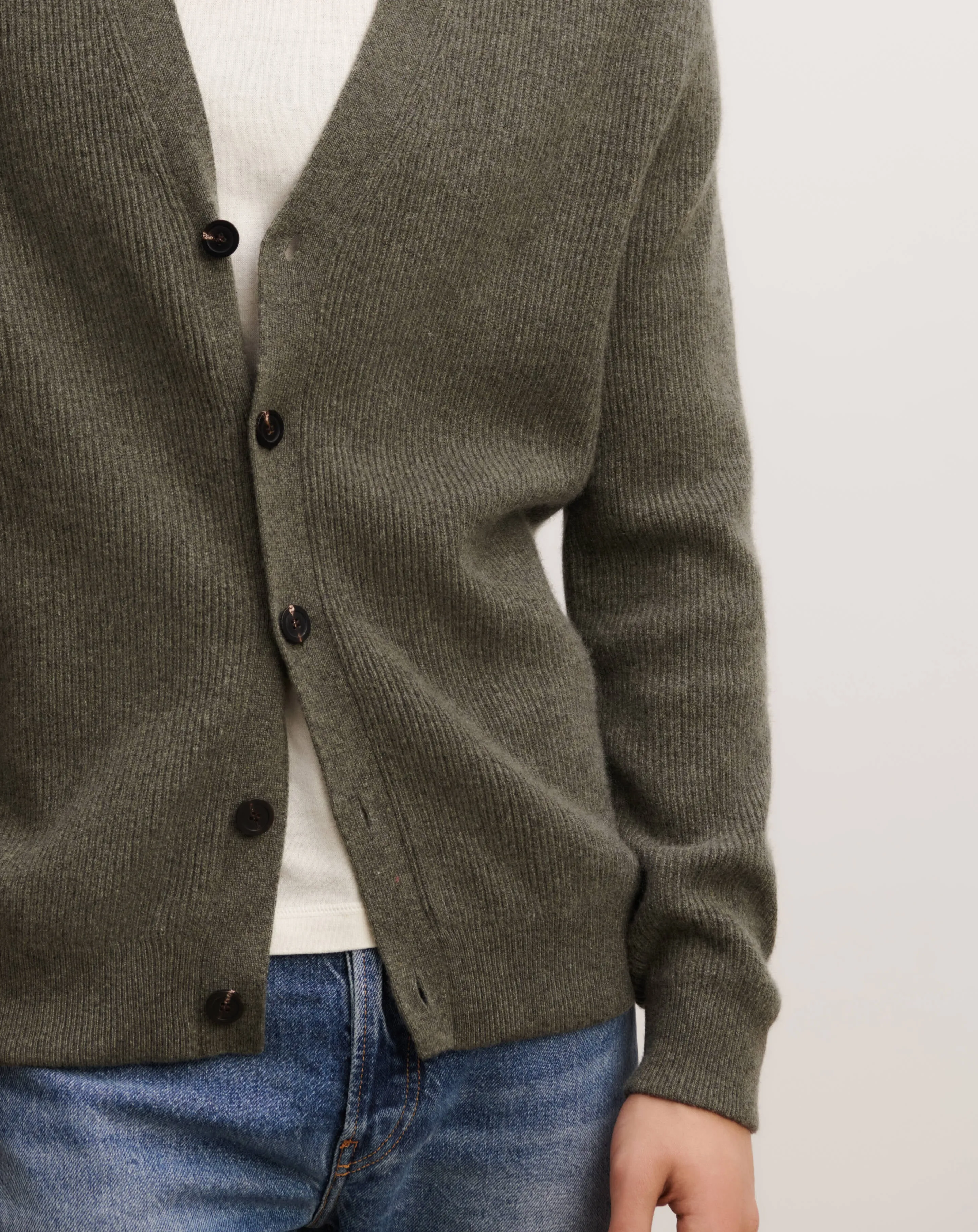Ribbed cardigan Eric Bompard