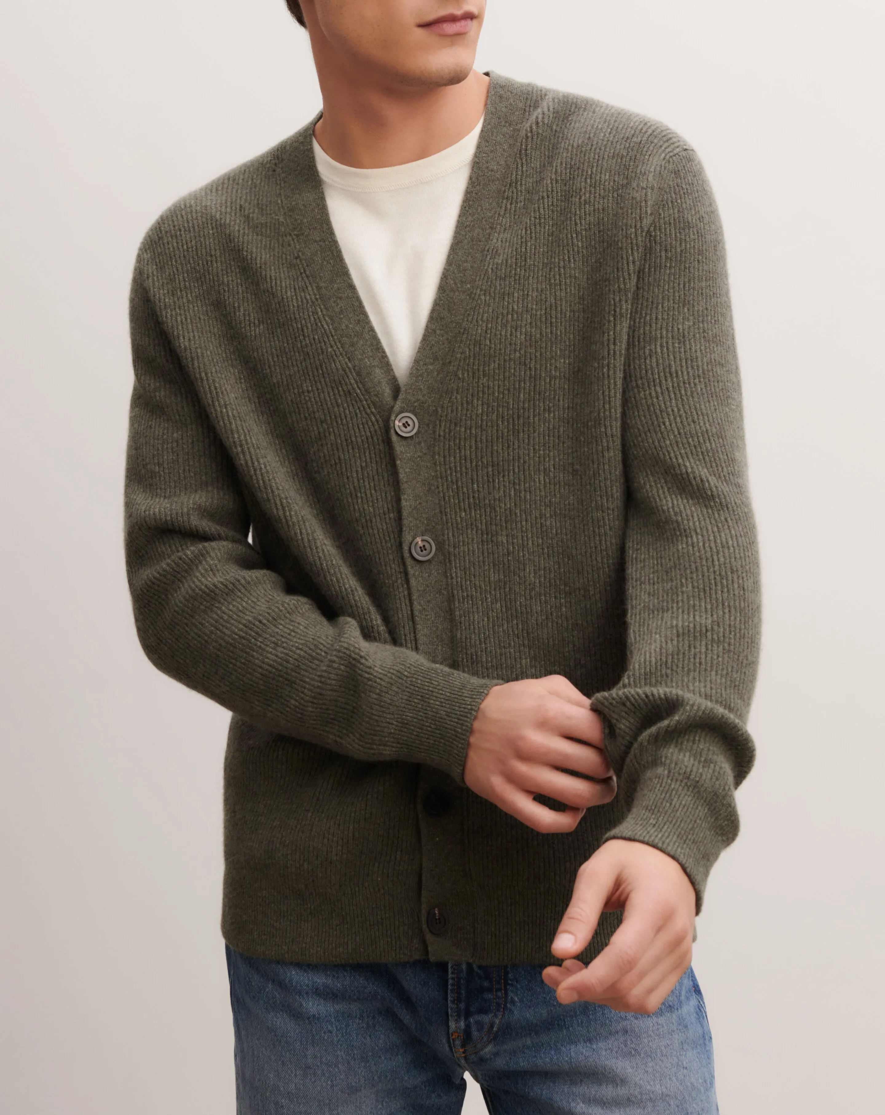 Ribbed cardigan Eric Bompard