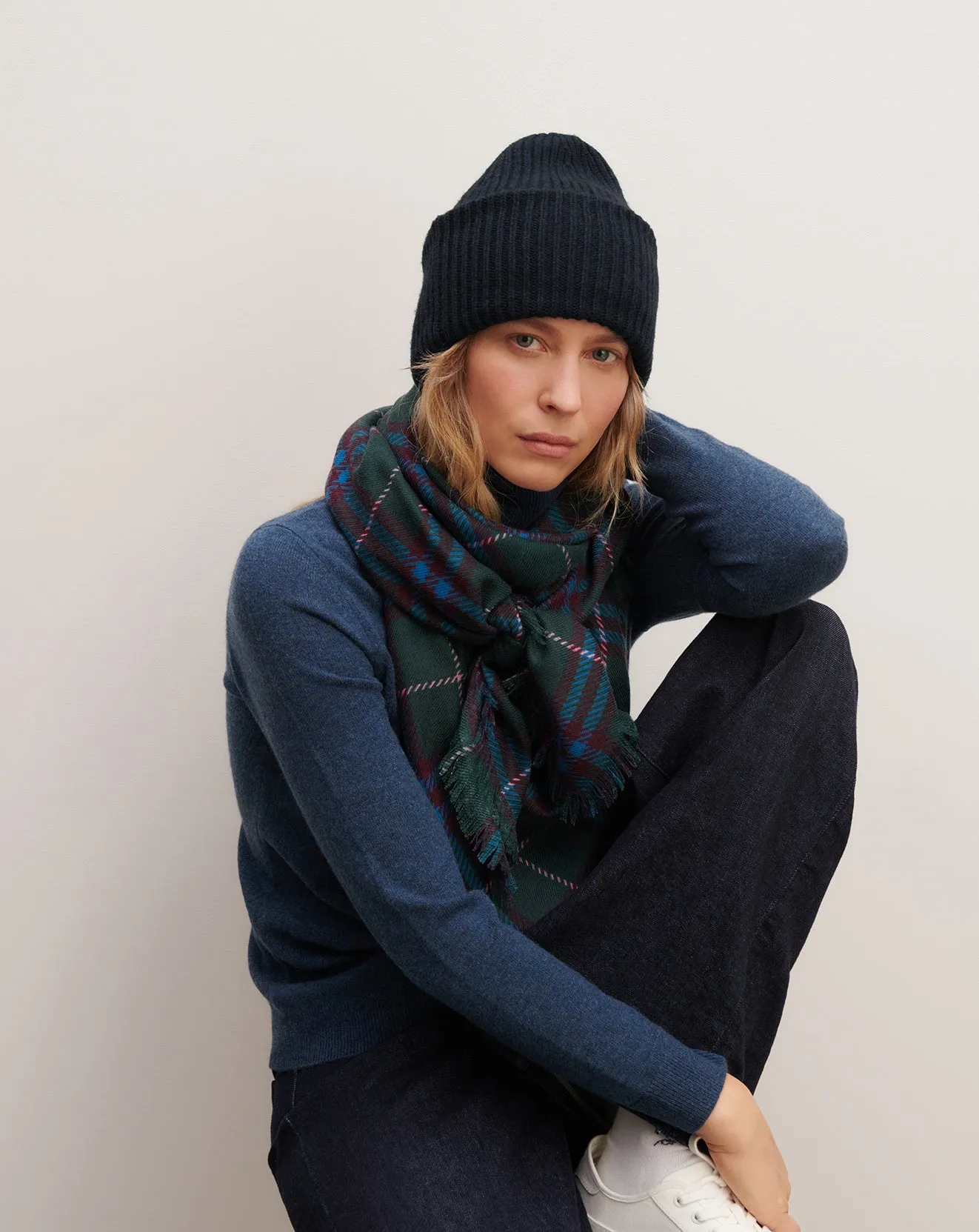 Ribbed loose hat Eric Bompard