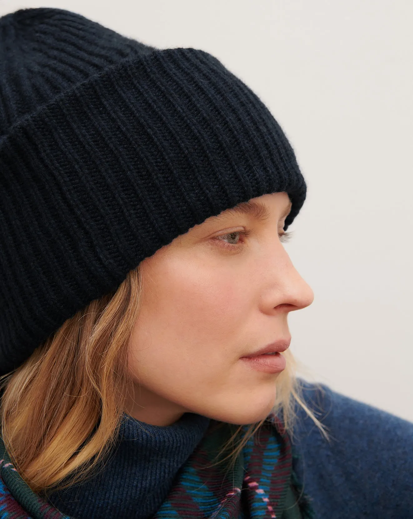 Ribbed loose hat Eric Bompard