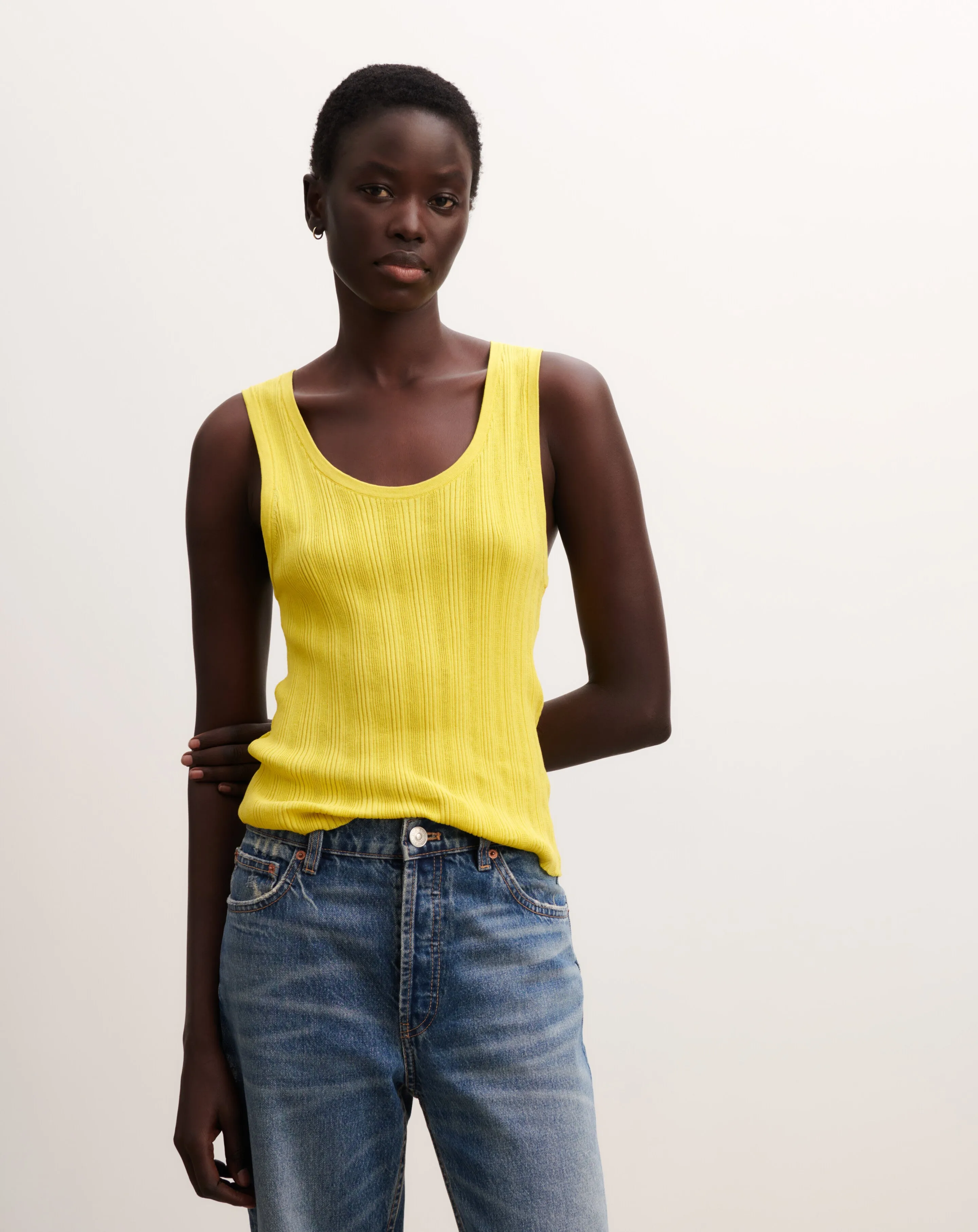 Ribbed tank top Eric Bompard
