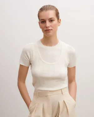 Ribbed tank top Eric Bompard