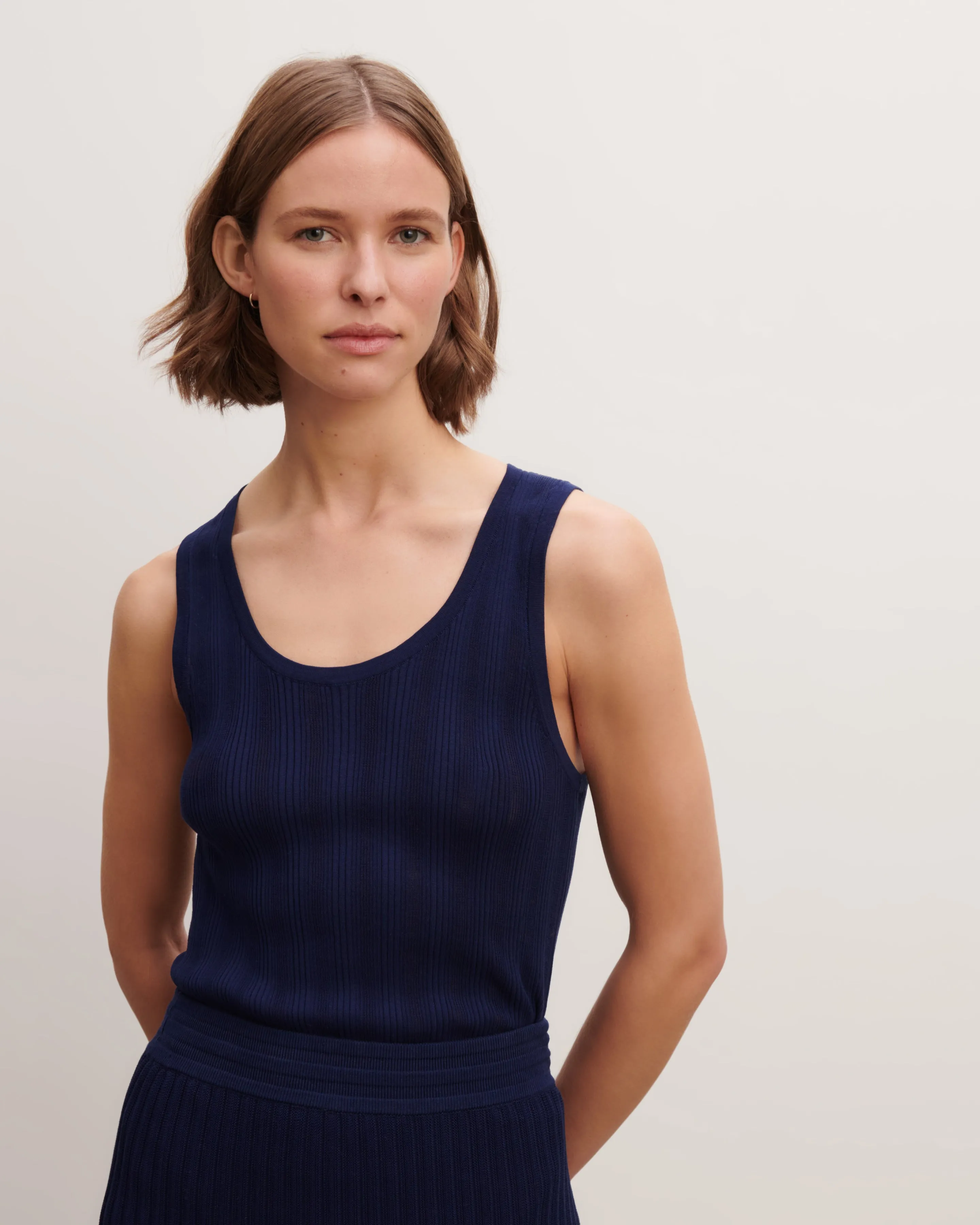 Ribbed tank top Eric Bompard