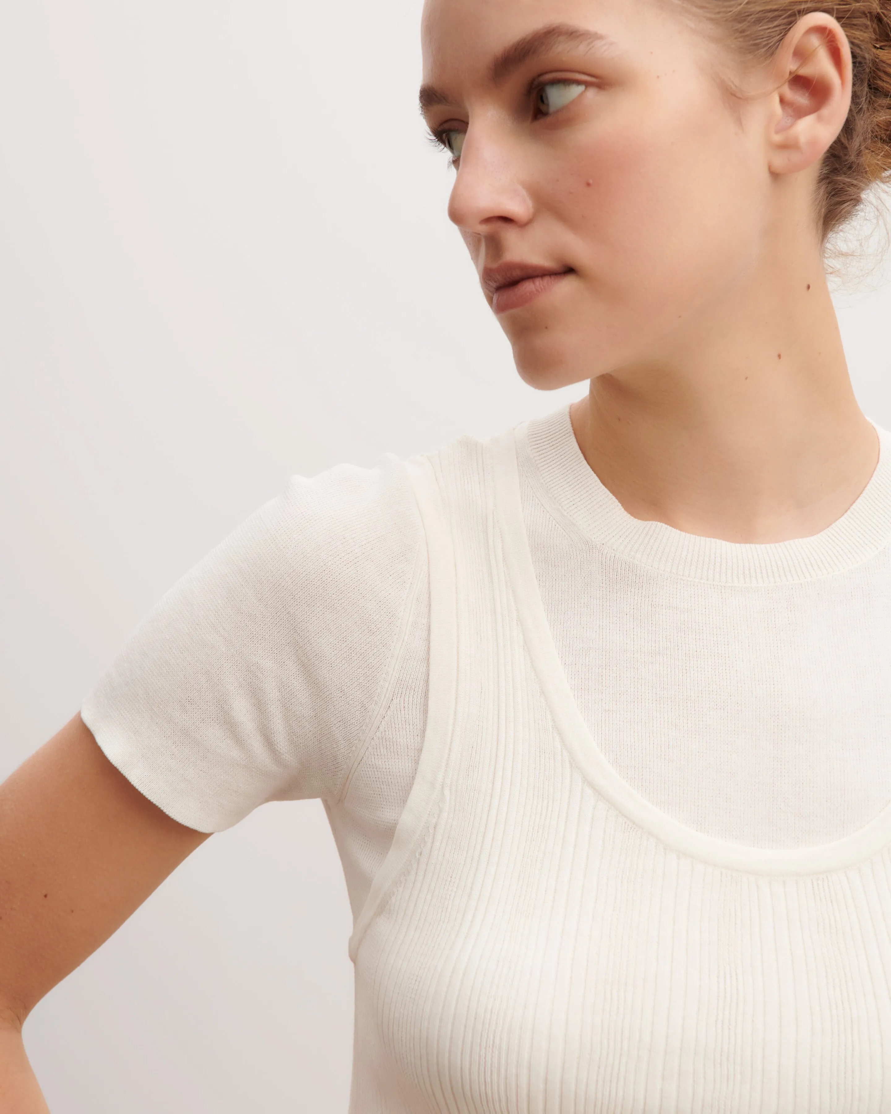 Ribbed tank top Eric Bompard