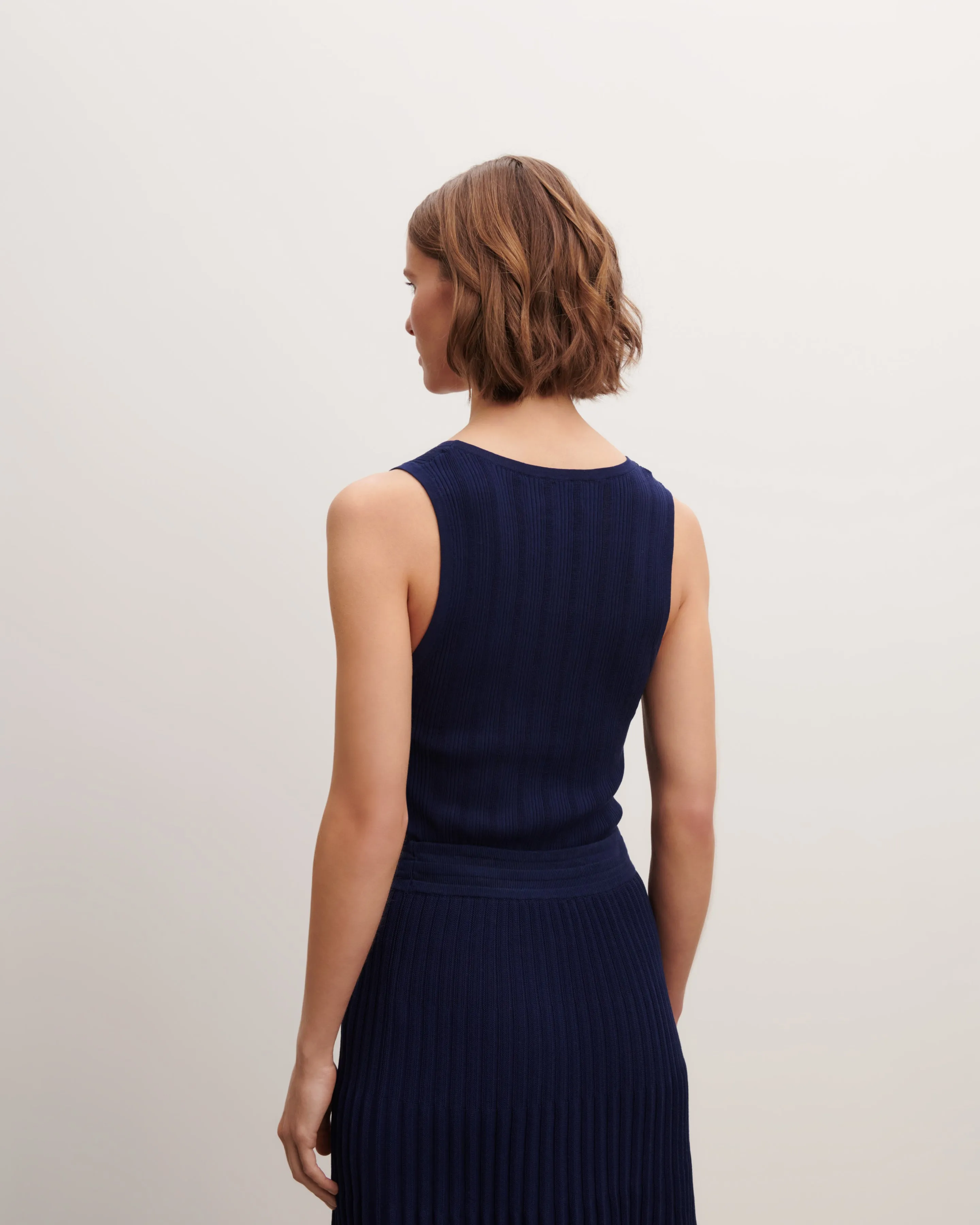 Ribbed tank top Eric Bompard