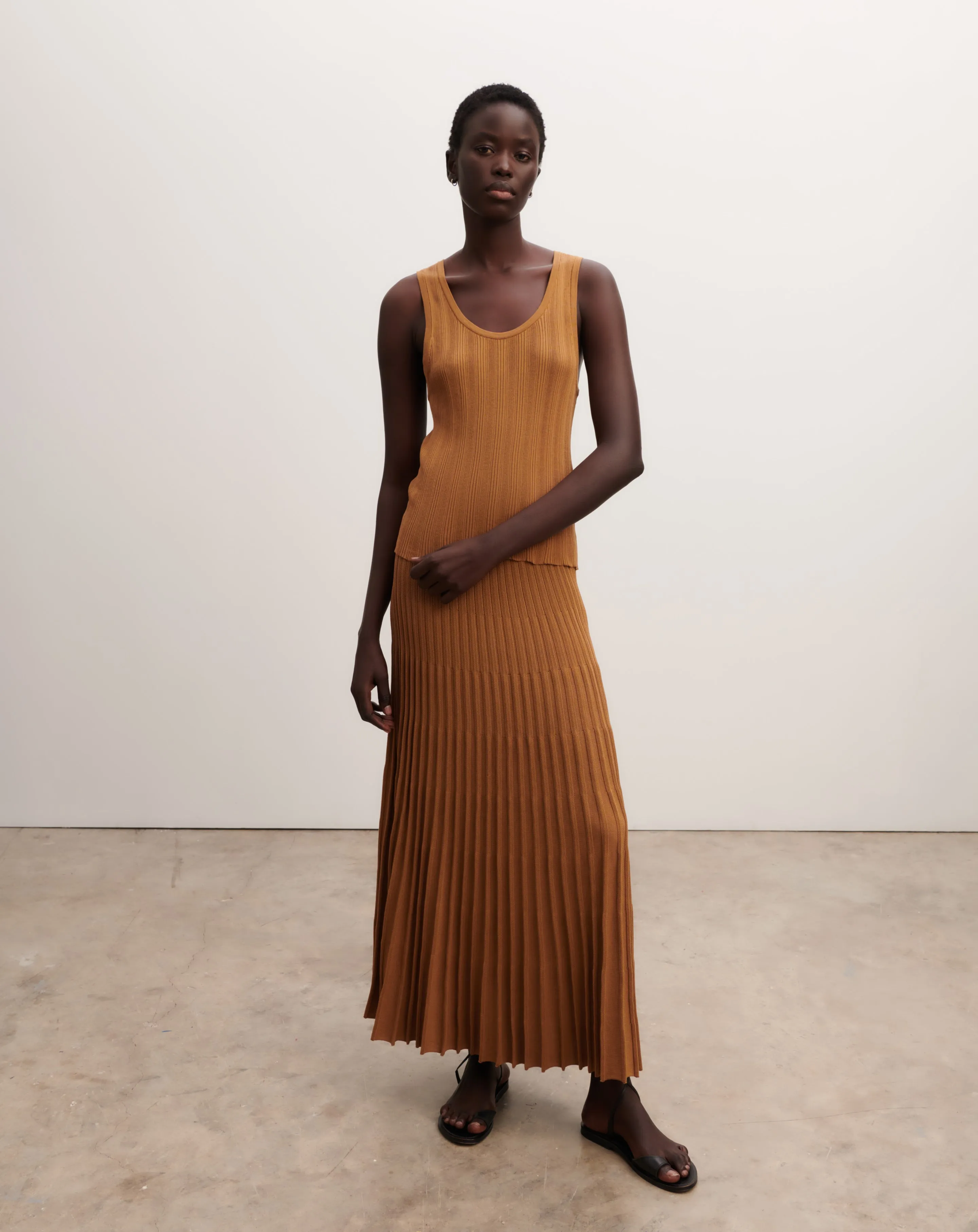 Ribbed tank top Eric Bompard