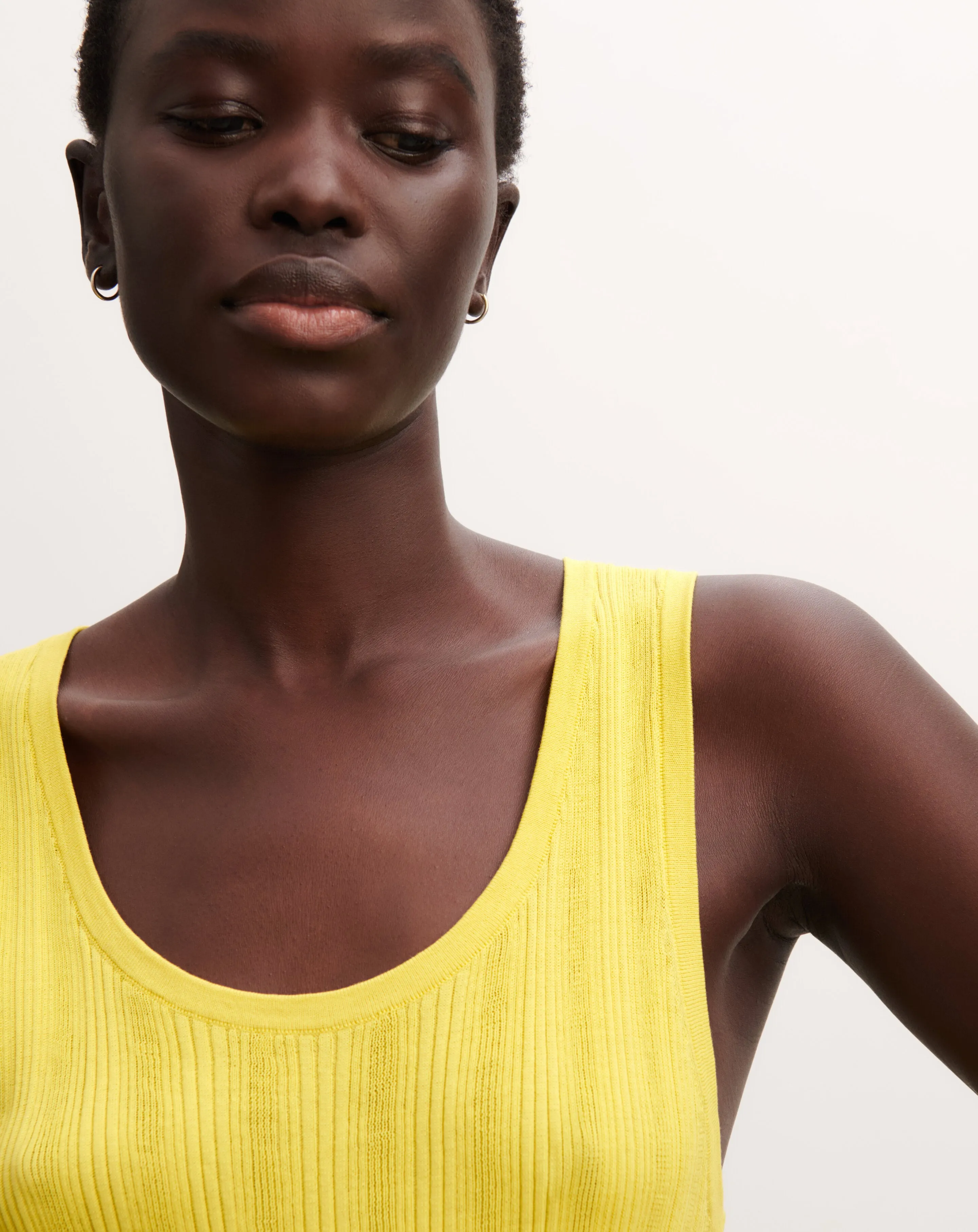 Ribbed tank top Eric Bompard