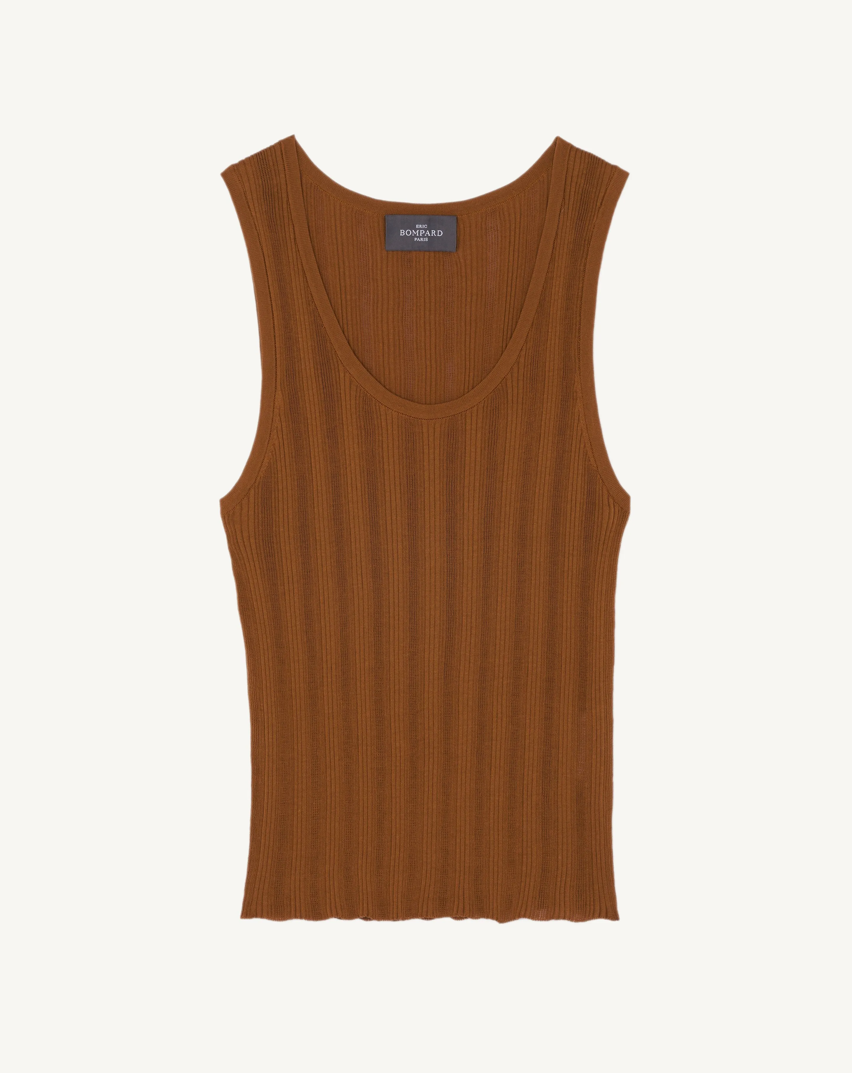 Ribbed tank top Eric Bompard