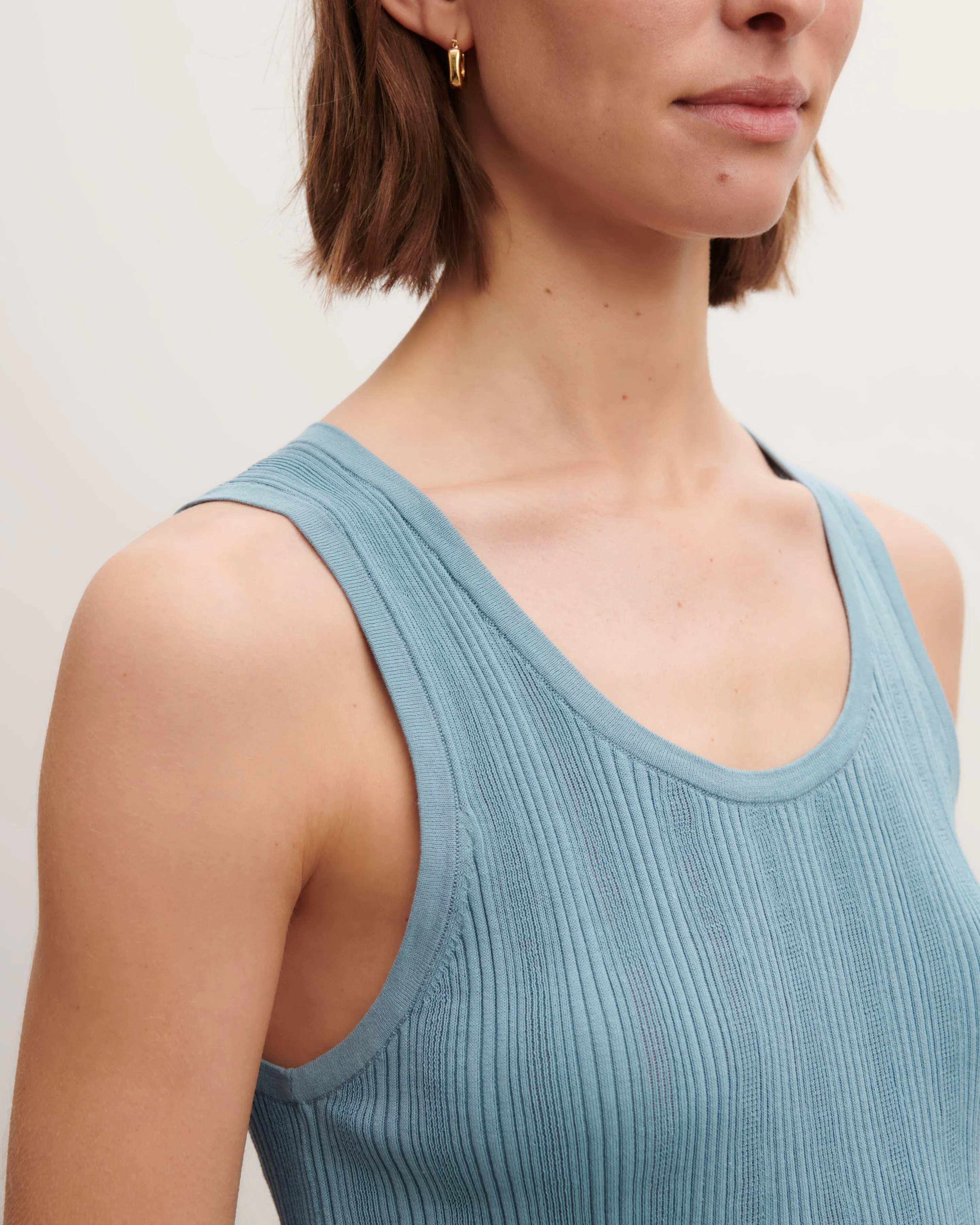 Ribbed tank top Eric Bompard