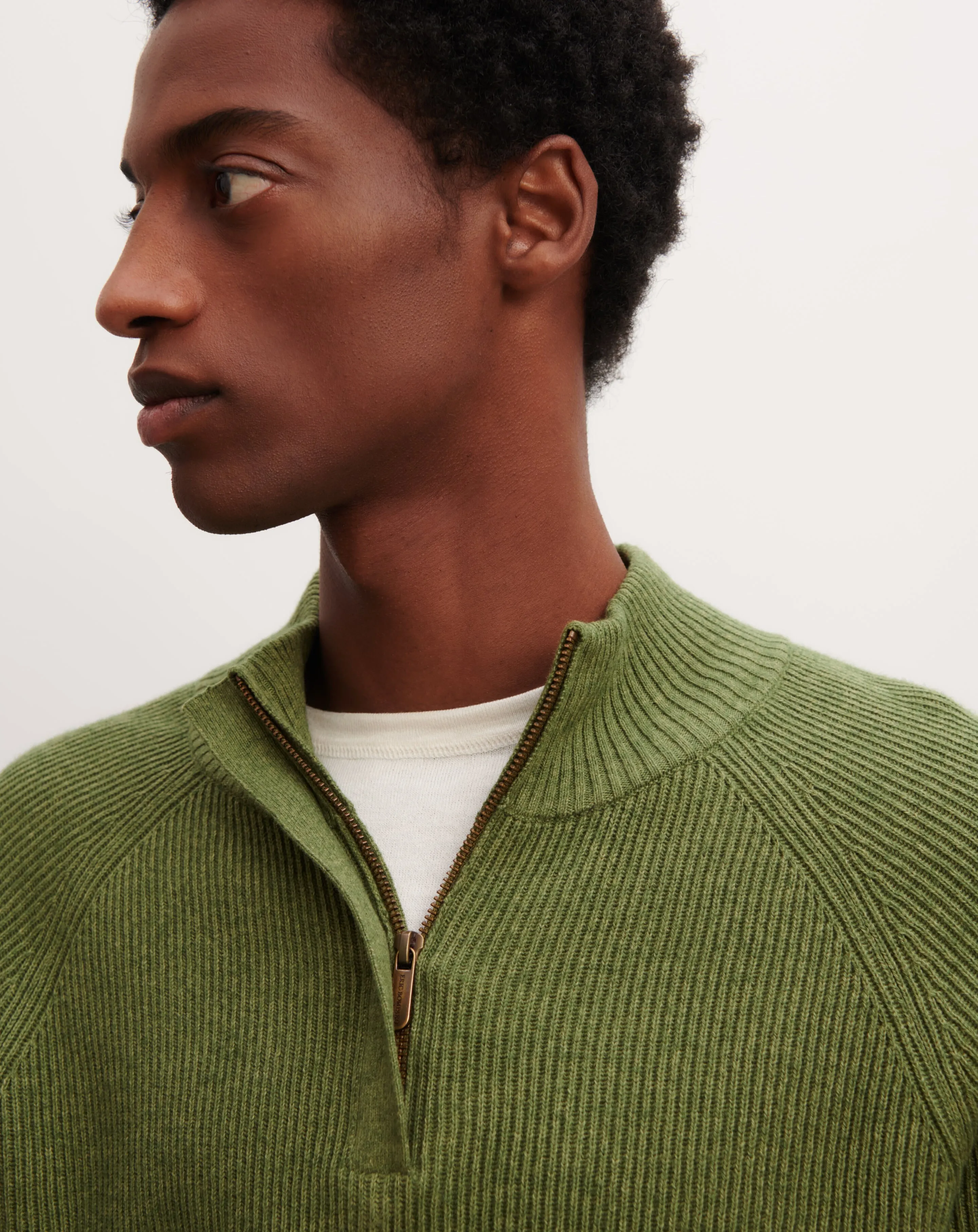 Ribbed trucker jacket Eric Bompard