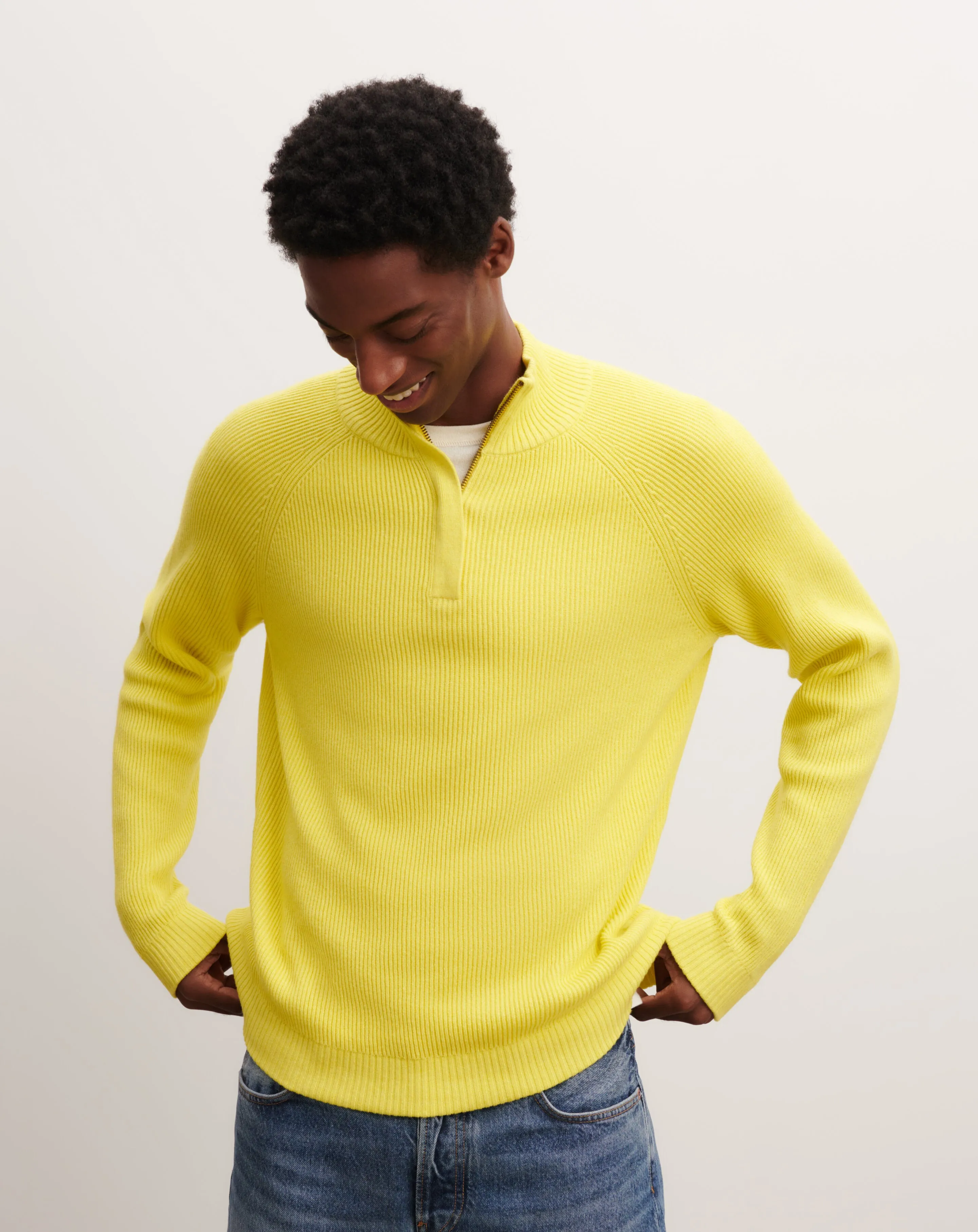 Ribbed trucker jacket Eric Bompard