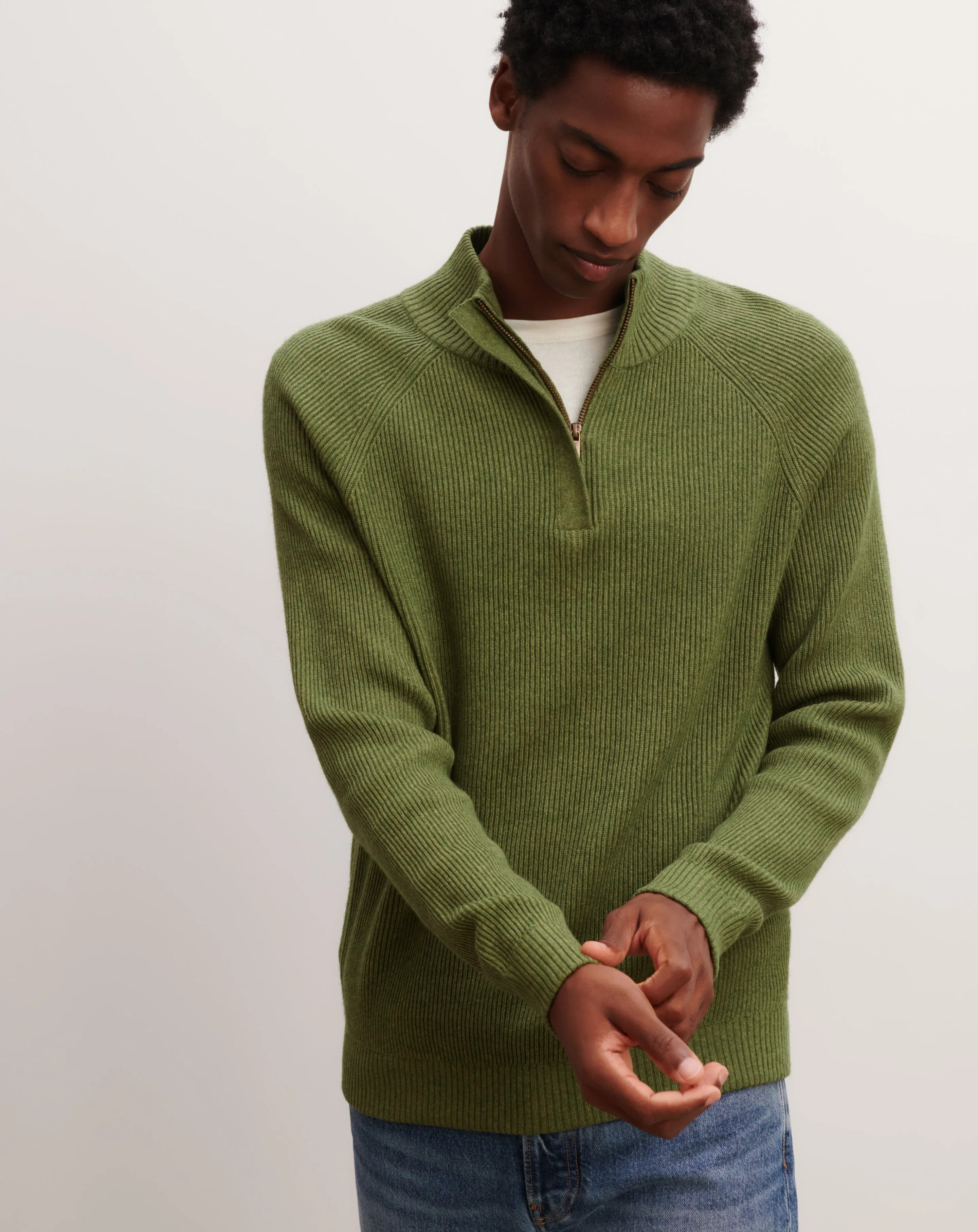 Ribbed trucker jacket Eric Bompard