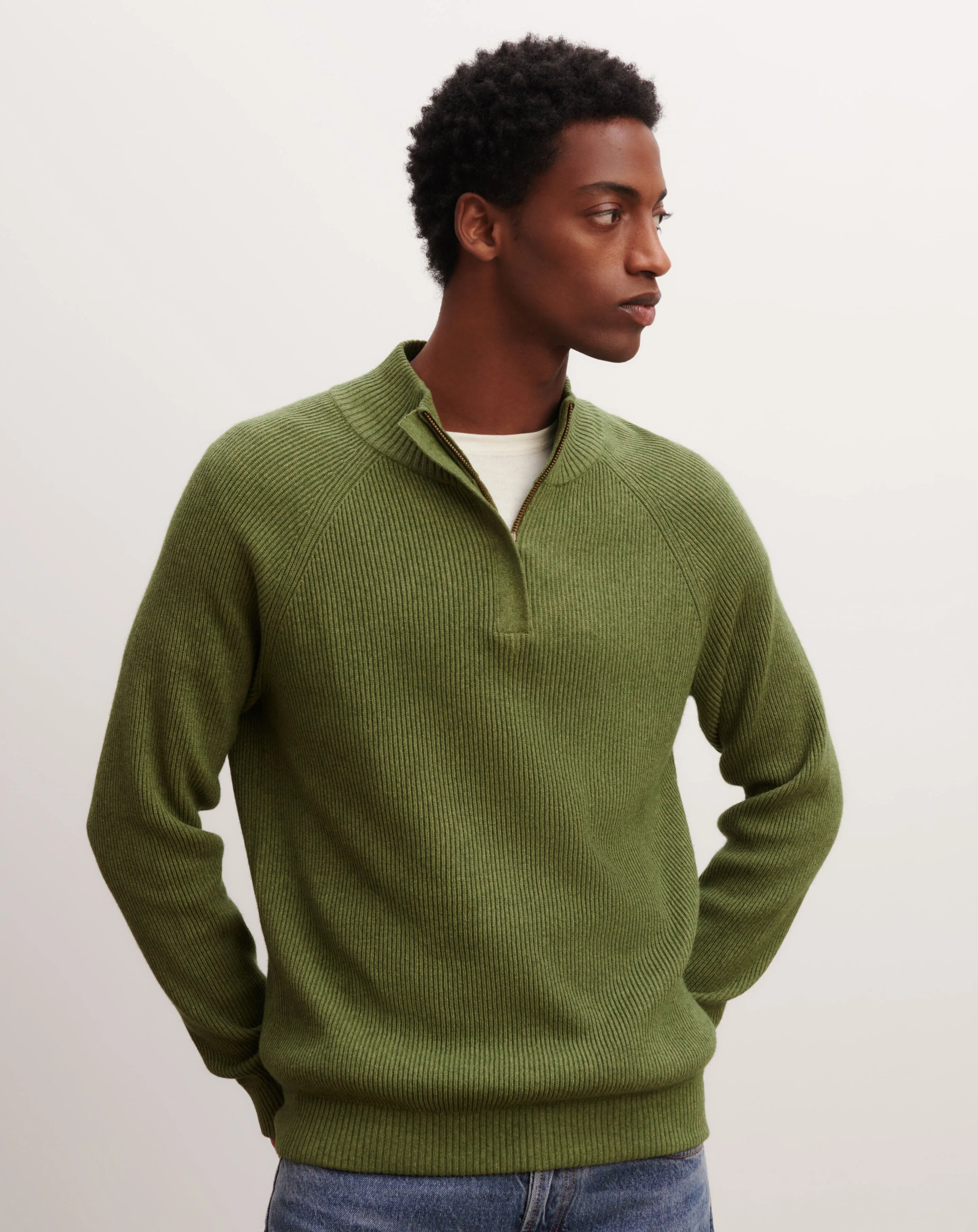 Ribbed trucker jacket Eric Bompard