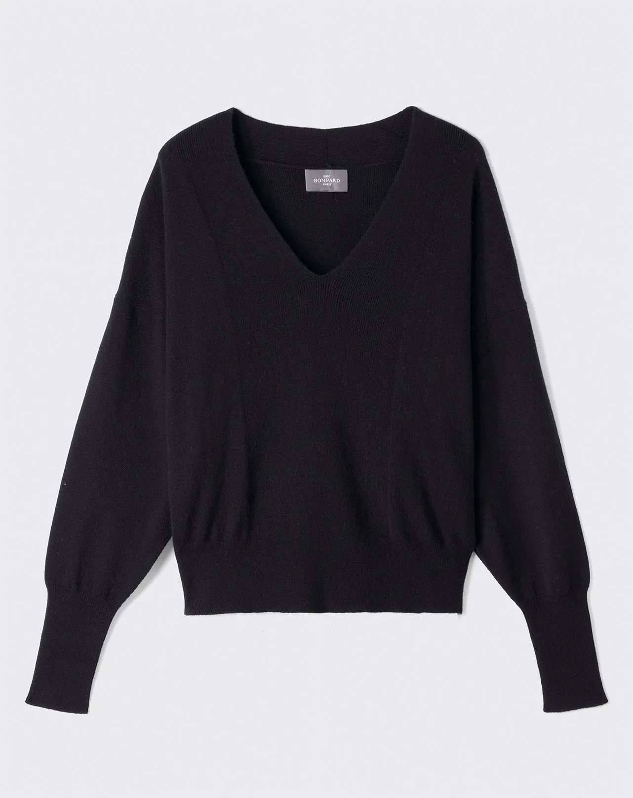 Ribbed V-neck jumper Eric Bompard