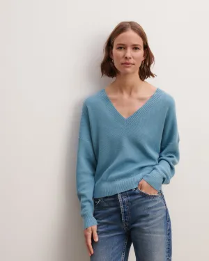 Ribbed V-neck pullover Eric Bompard