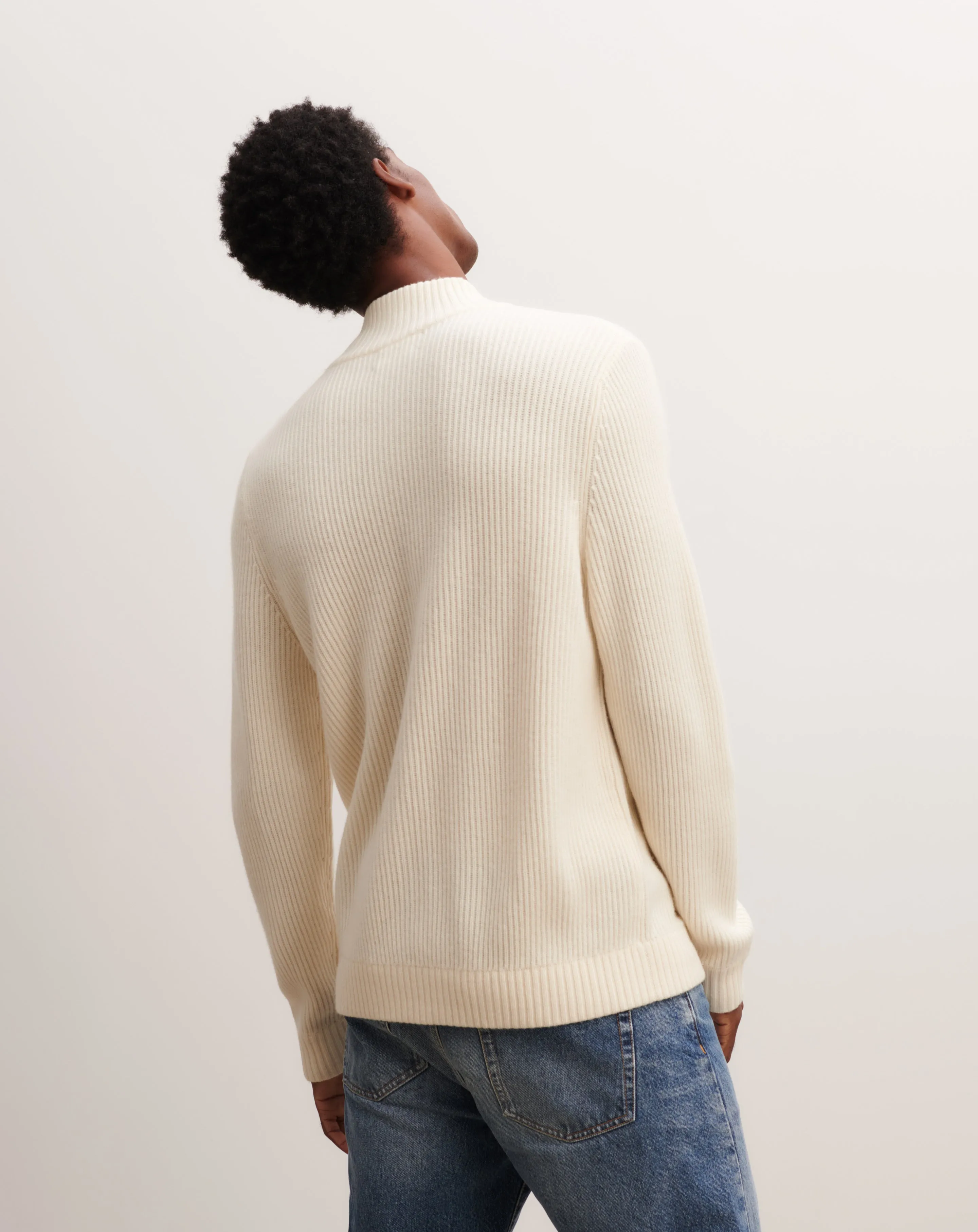 Ribbed zip-up cardigan Eric Bompard